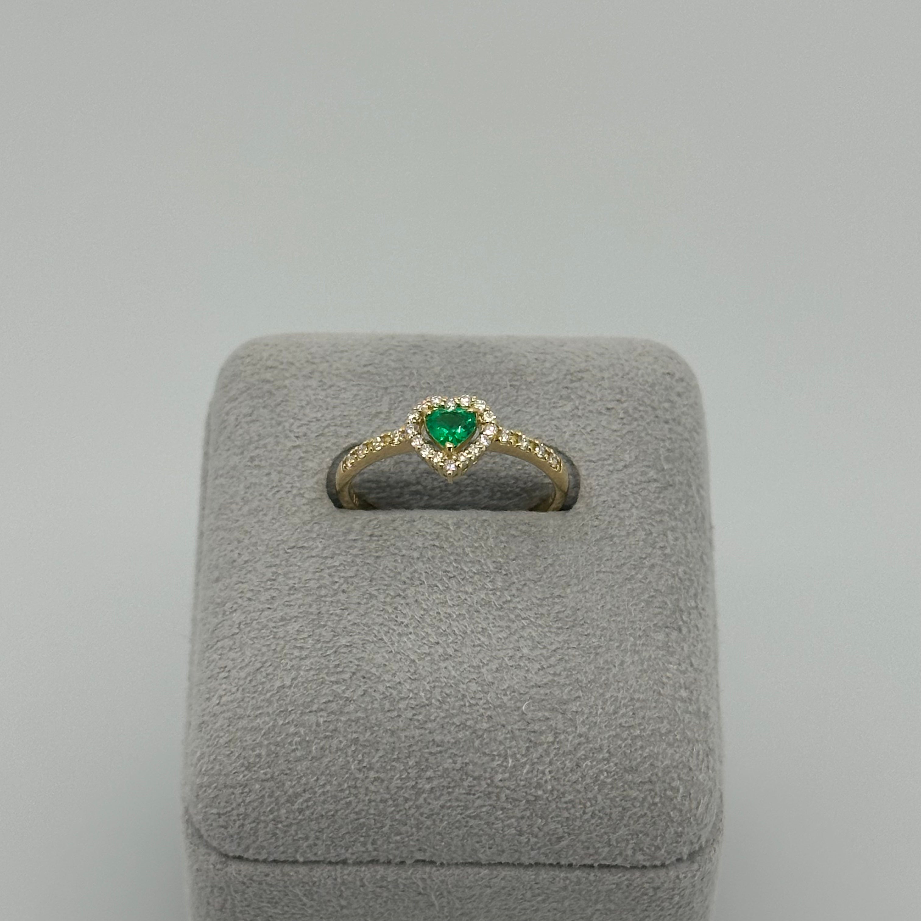 ［新作/1点限定］リング　エメラルド HS YG　９