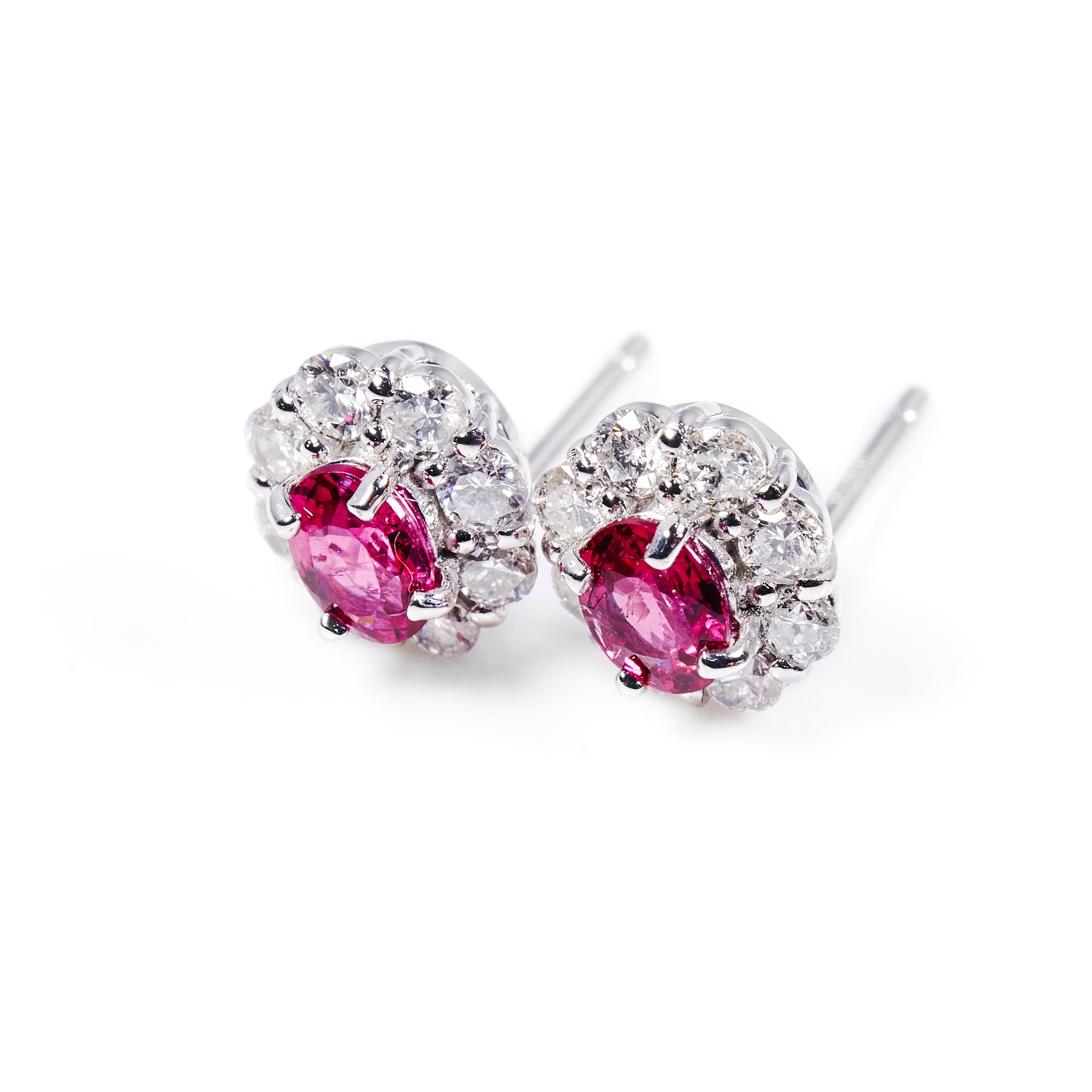 OVルビープラチナピアス #4｜A Jewelry Box 公式通販サイト
