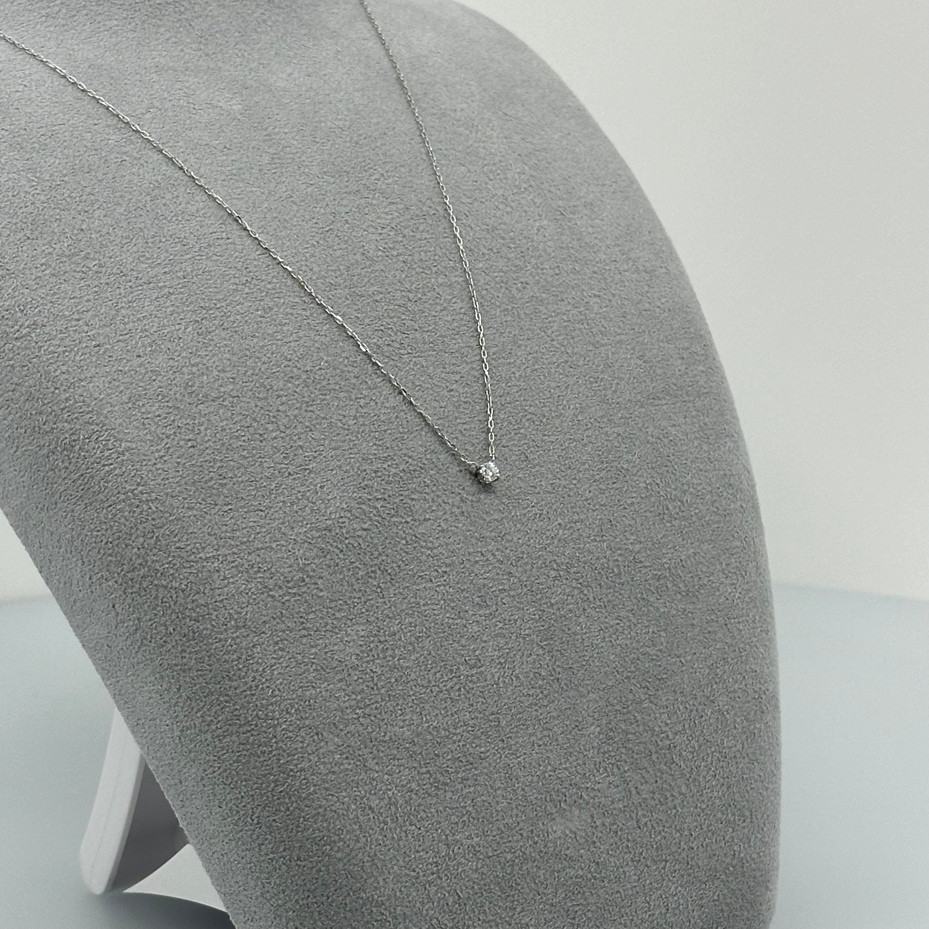 ［ポインター ］　0.1ct ノーマール　ネックレス