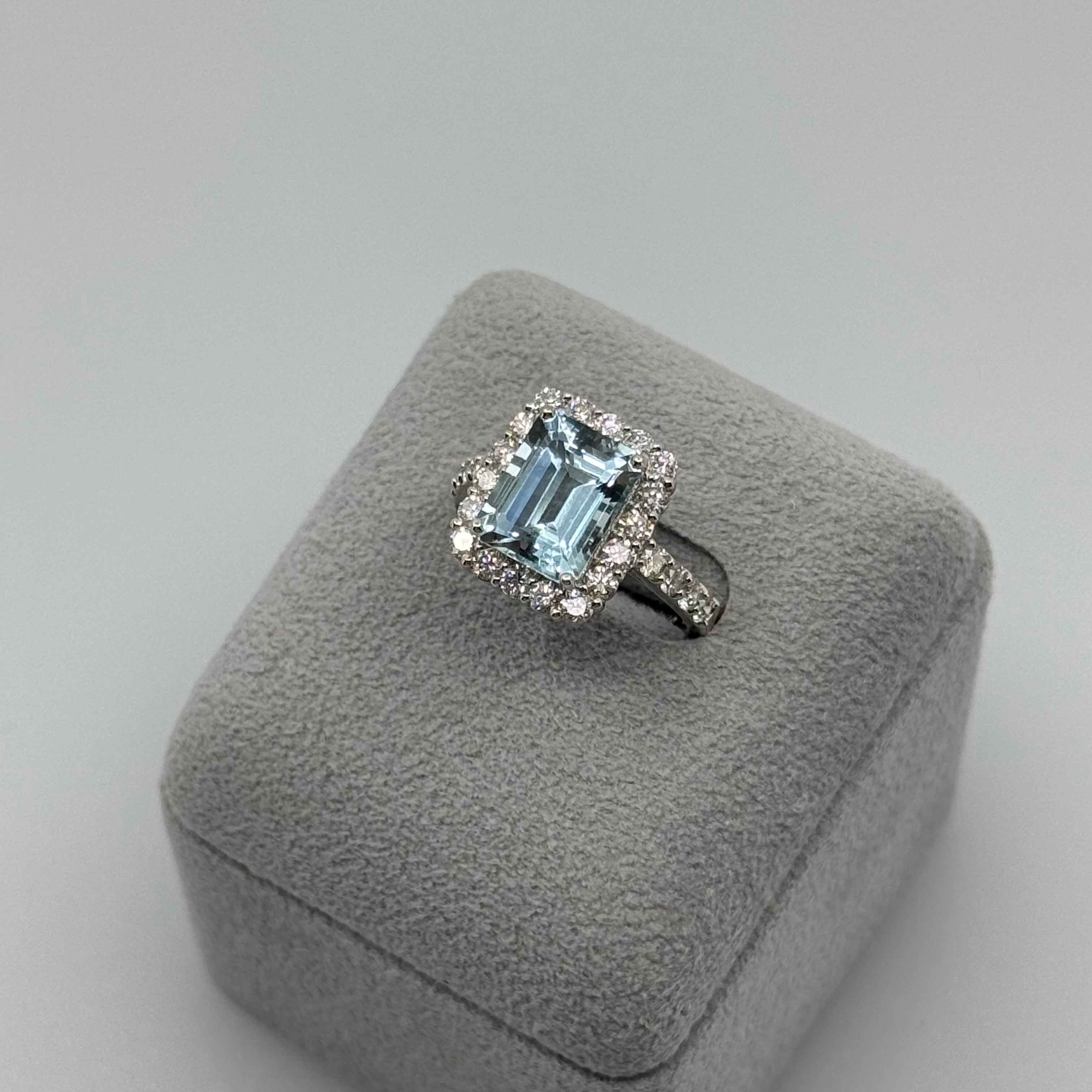 ［湖のドレス］リング アクアマリン｜A Jewelry Box 公式通販サイト