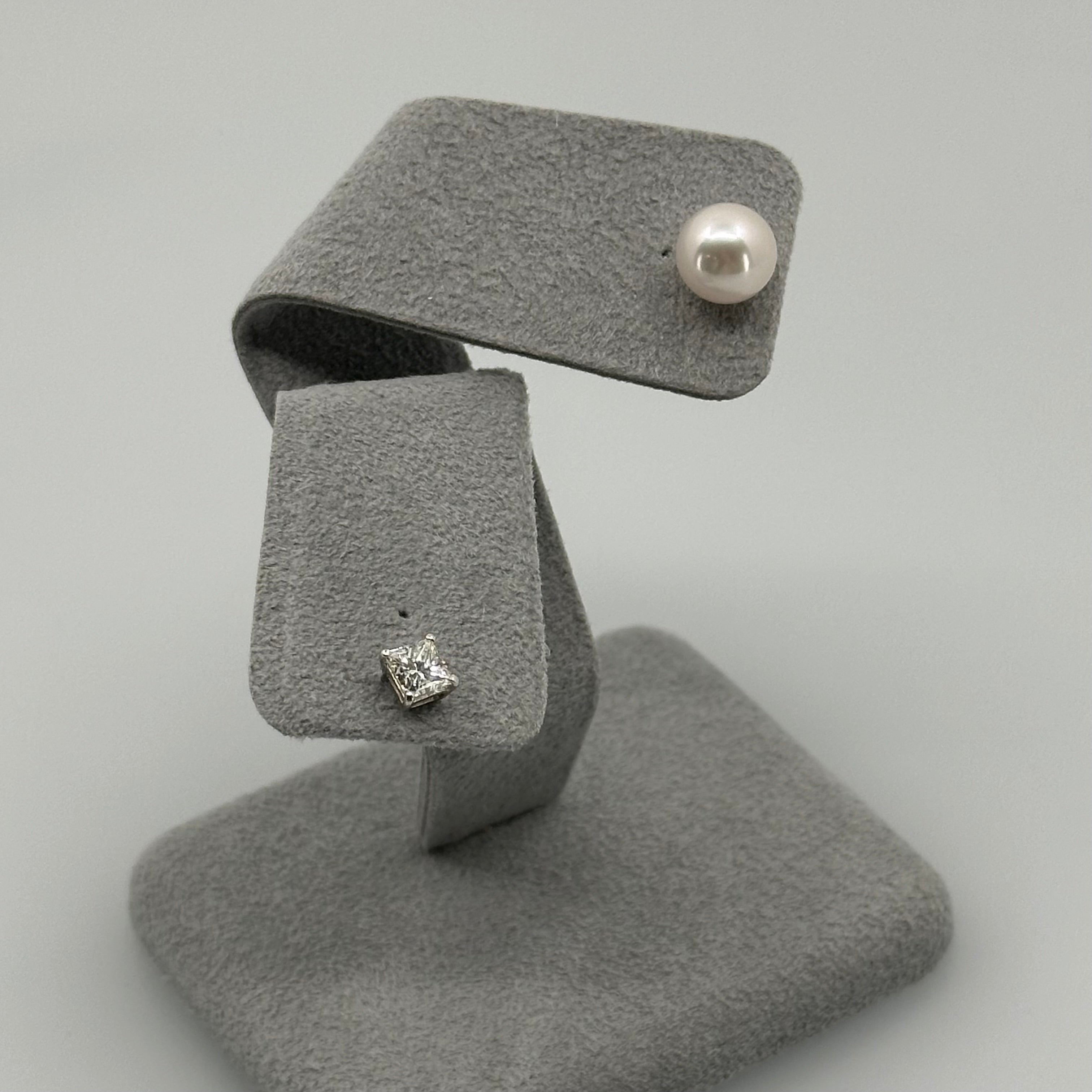 ［ひとつふたつ/PR/OV/HS/EM/PS］ピアス ダイヤ あこや真珠8mm｜A Jewelry Box 公式通販サイト