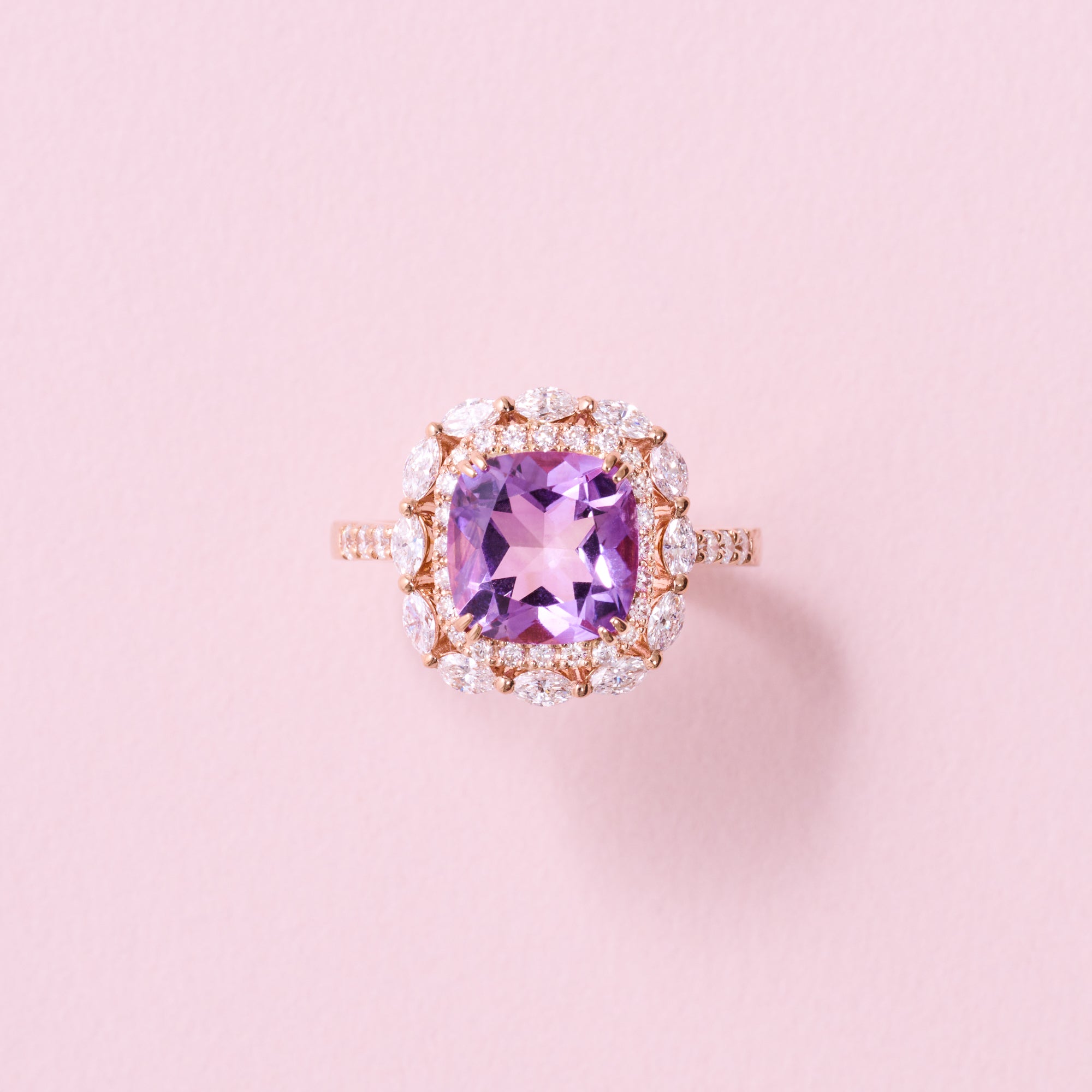 【マドンナリリー】リング ライトアメジスト/グリーンアメジスト｜A Jewelry Box 公式通販サイト