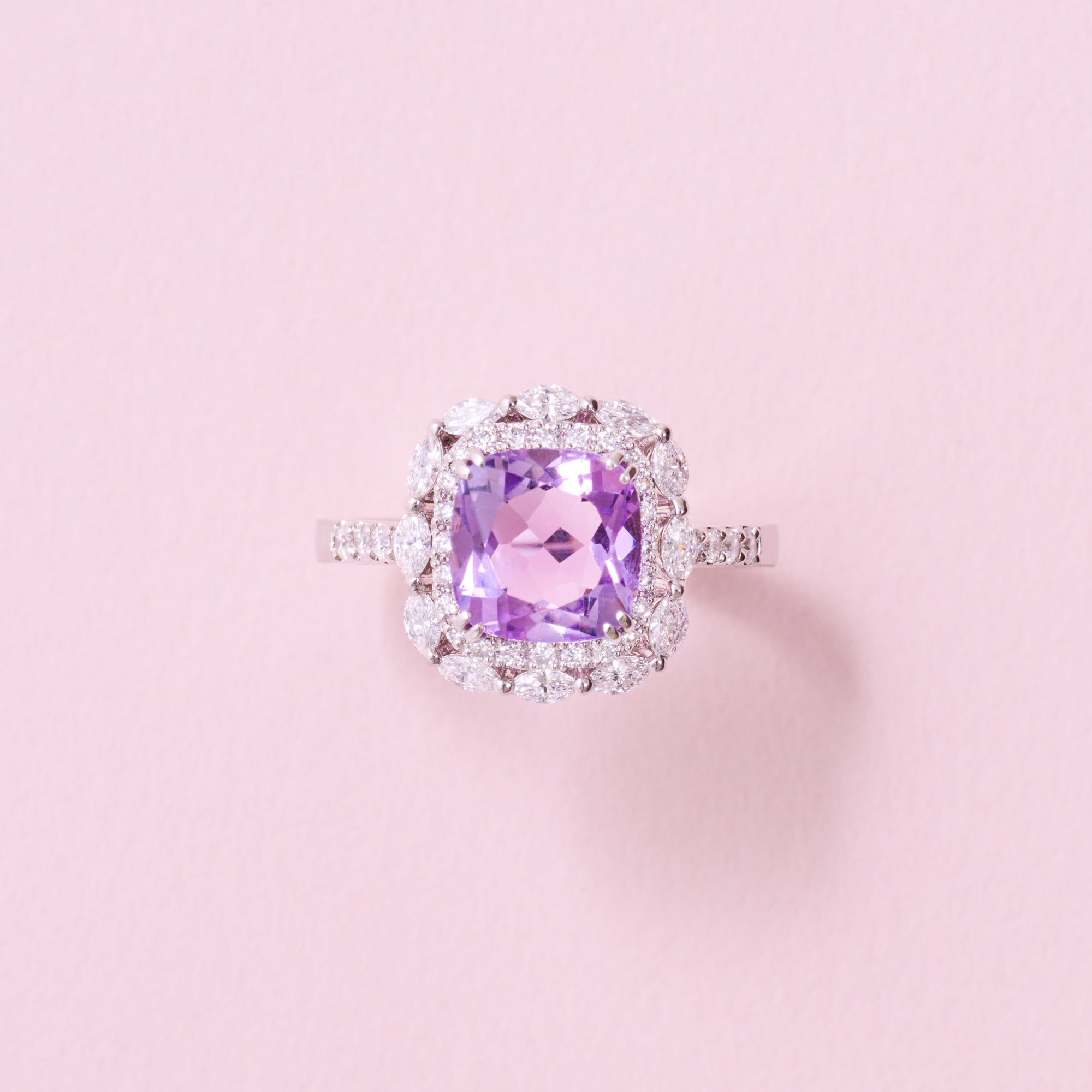 【マドンナリリー】リング ライトアメジスト/グリーンアメジスト｜A Jewelry Box 公式通販サイト