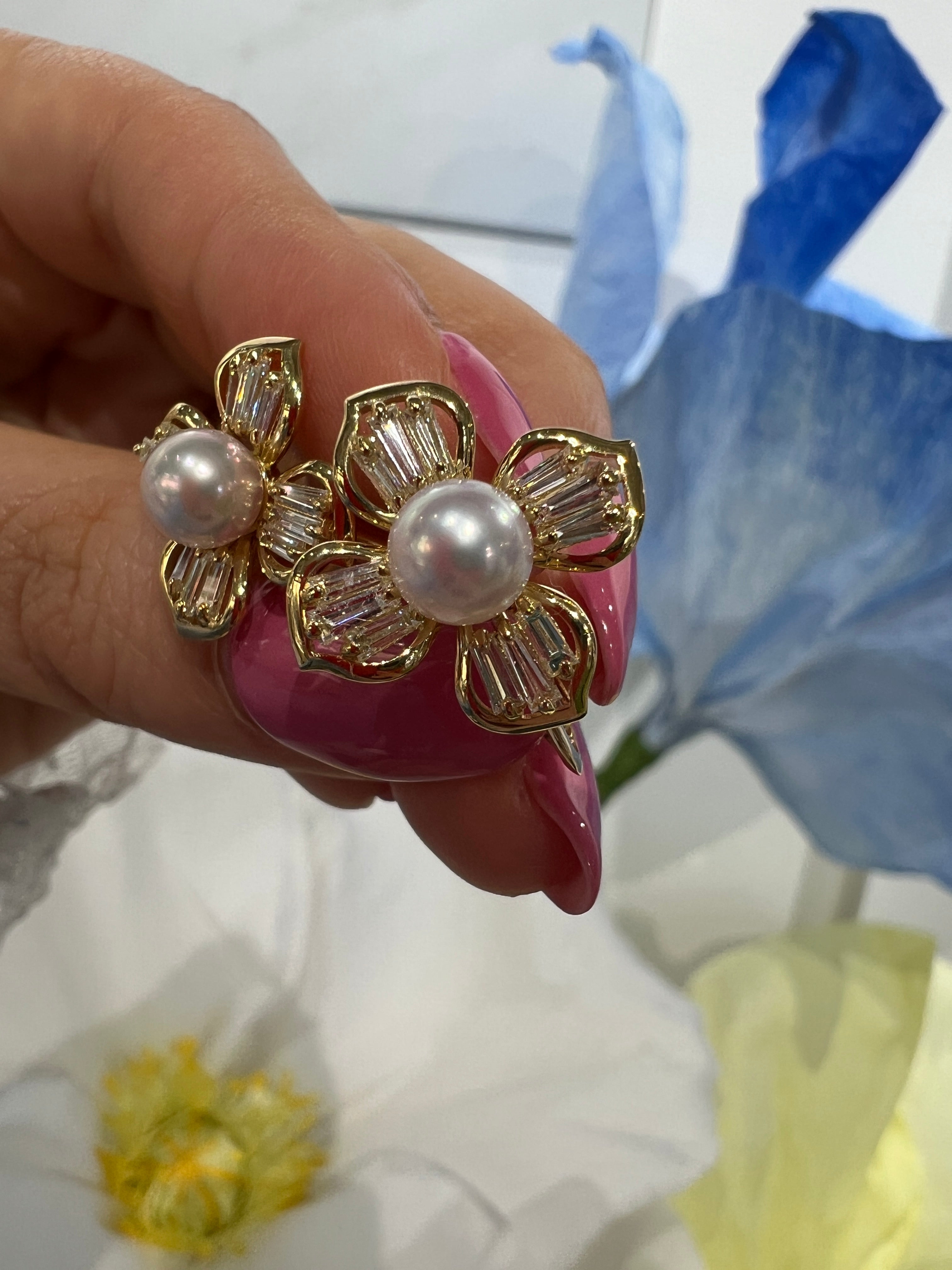 ［ポプリン］ピアス あこや6ミリ｜A Jewelry Box 公式通販サイト
