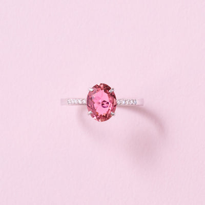廃盤［ルル］リング ピンクトルマリン