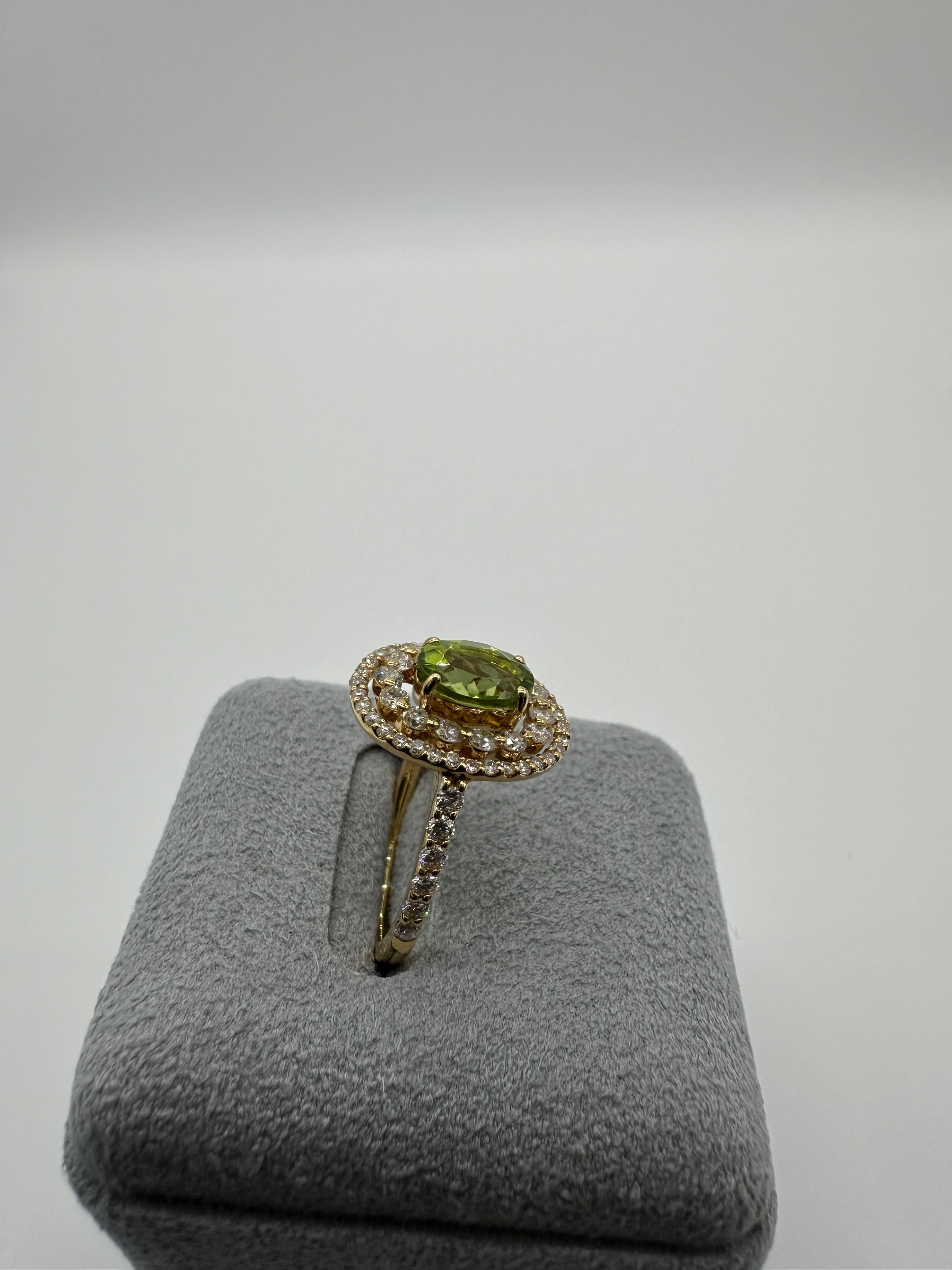 ソレイユ ペリドット 中石1ct前後 OV リング｜A Jewelry Box 公式通販サイト