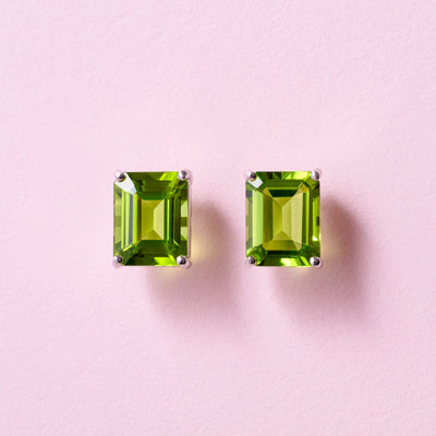 【フロリナ】ピアス ペリドット2ct前後×2 SQ