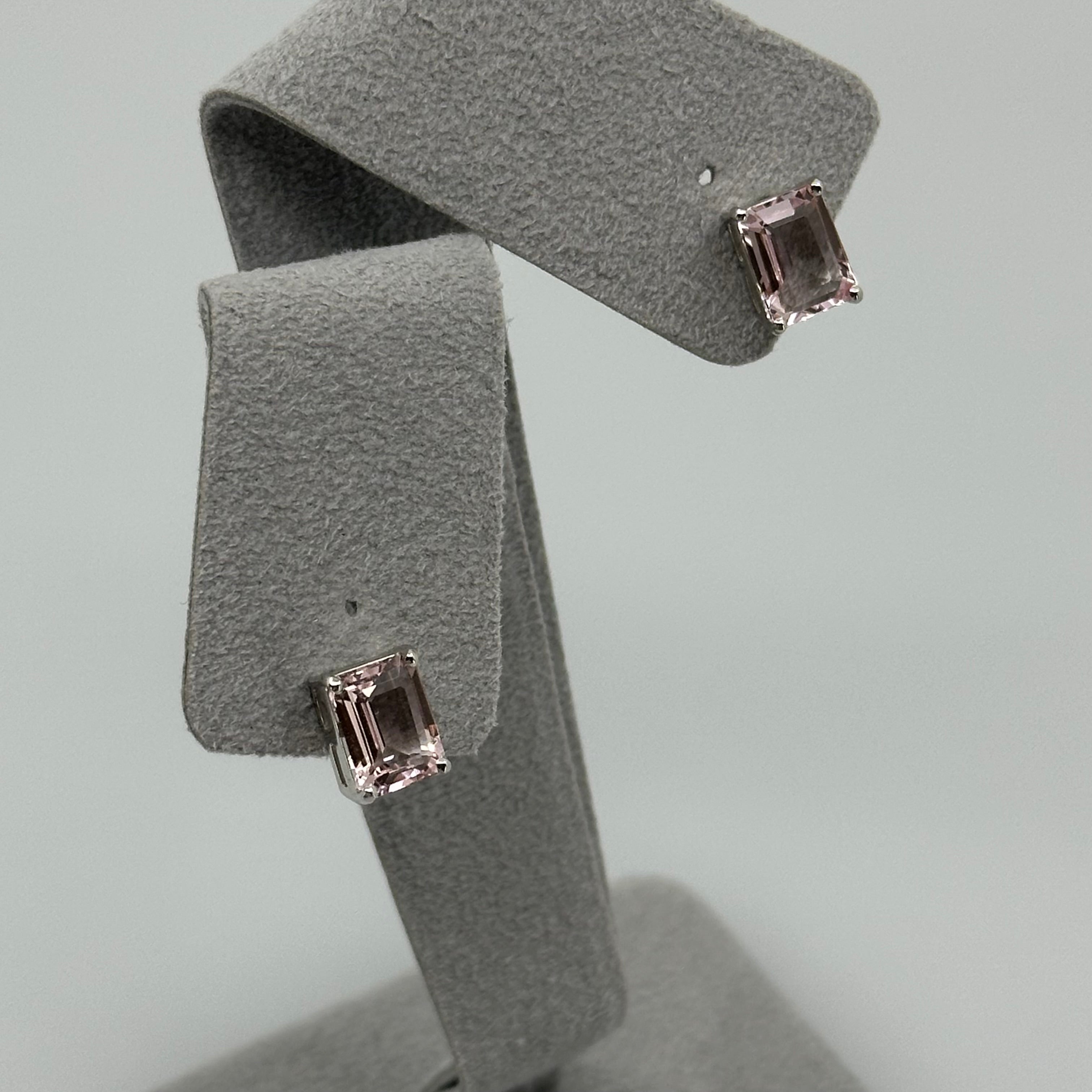 【フロリナ】ピアス モルガナイト 2ct前後×2 SQ｜A Jewelry Box 公式通販サイト