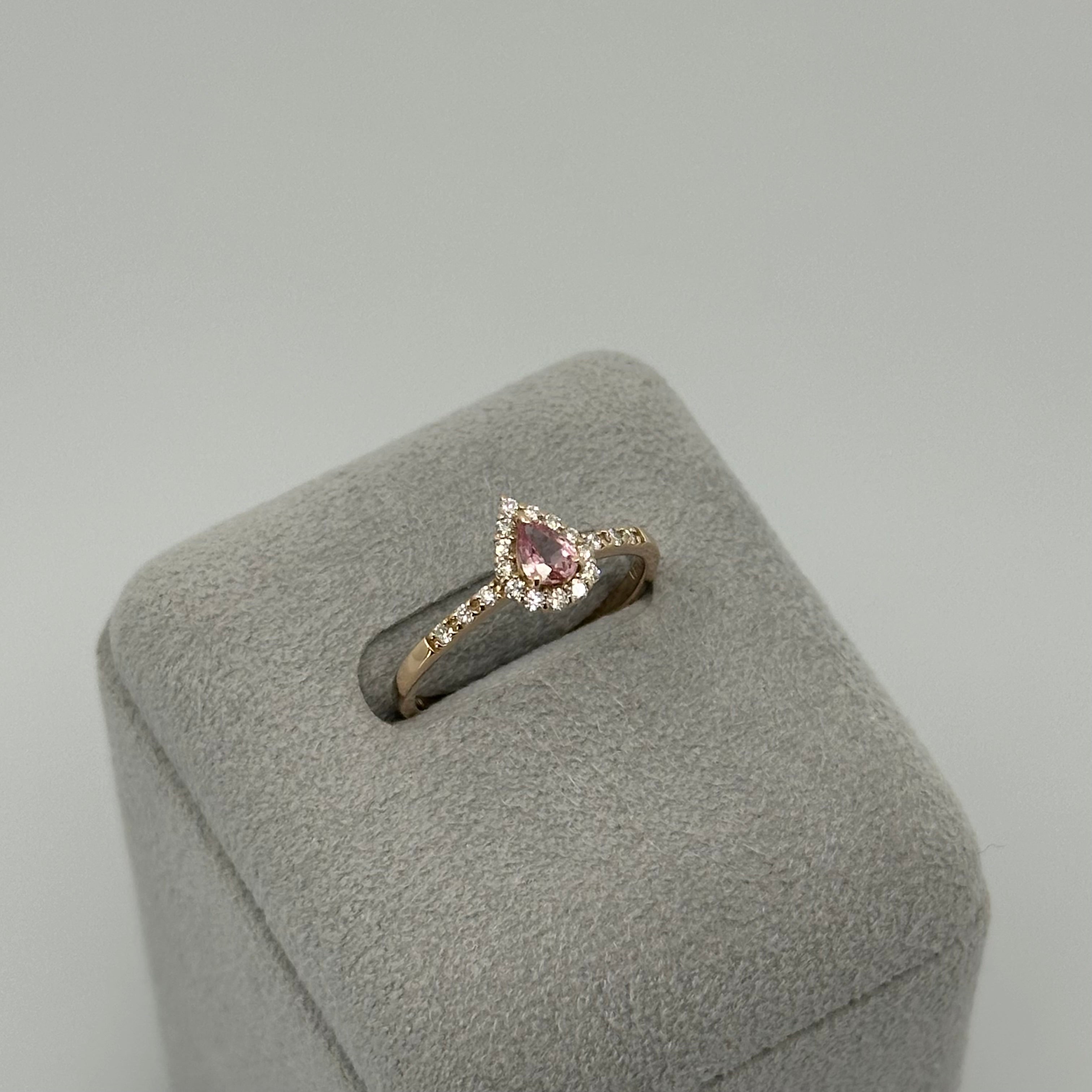 [新作/１点限定] リング パパラチアサファイア