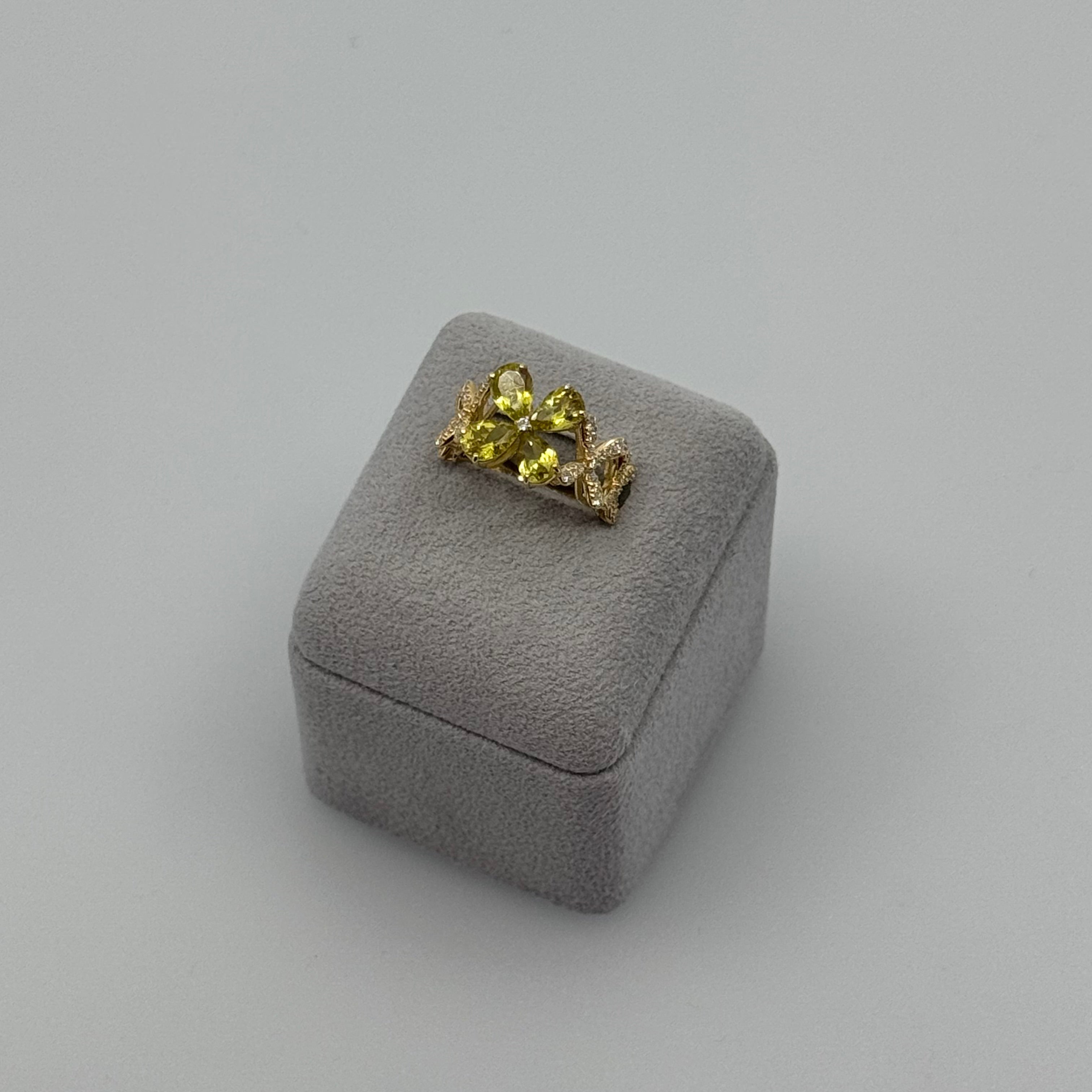 専用JF256☆高級 カナリートルマリン1.362ct D リング ソ付 専用JF256