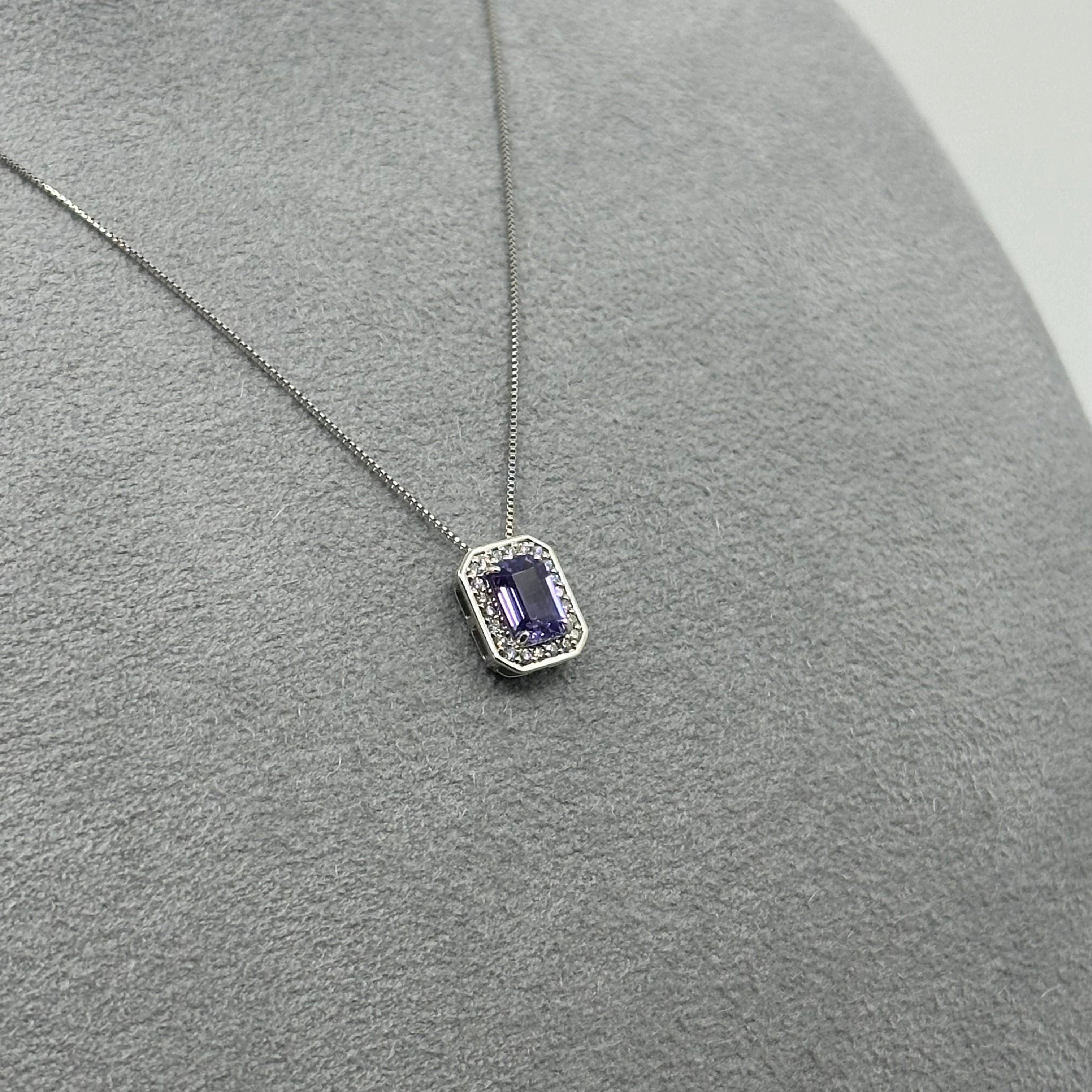 ［新作/各１点のみ/アリア］ネックレス　ファンシーサファイア