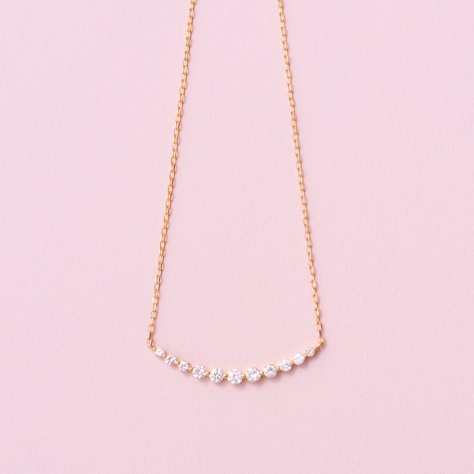 [スマイル] ネックレス ダイヤ