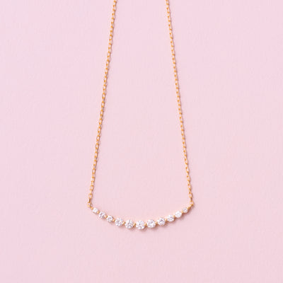 [スマイル] ネックレス ダイヤ