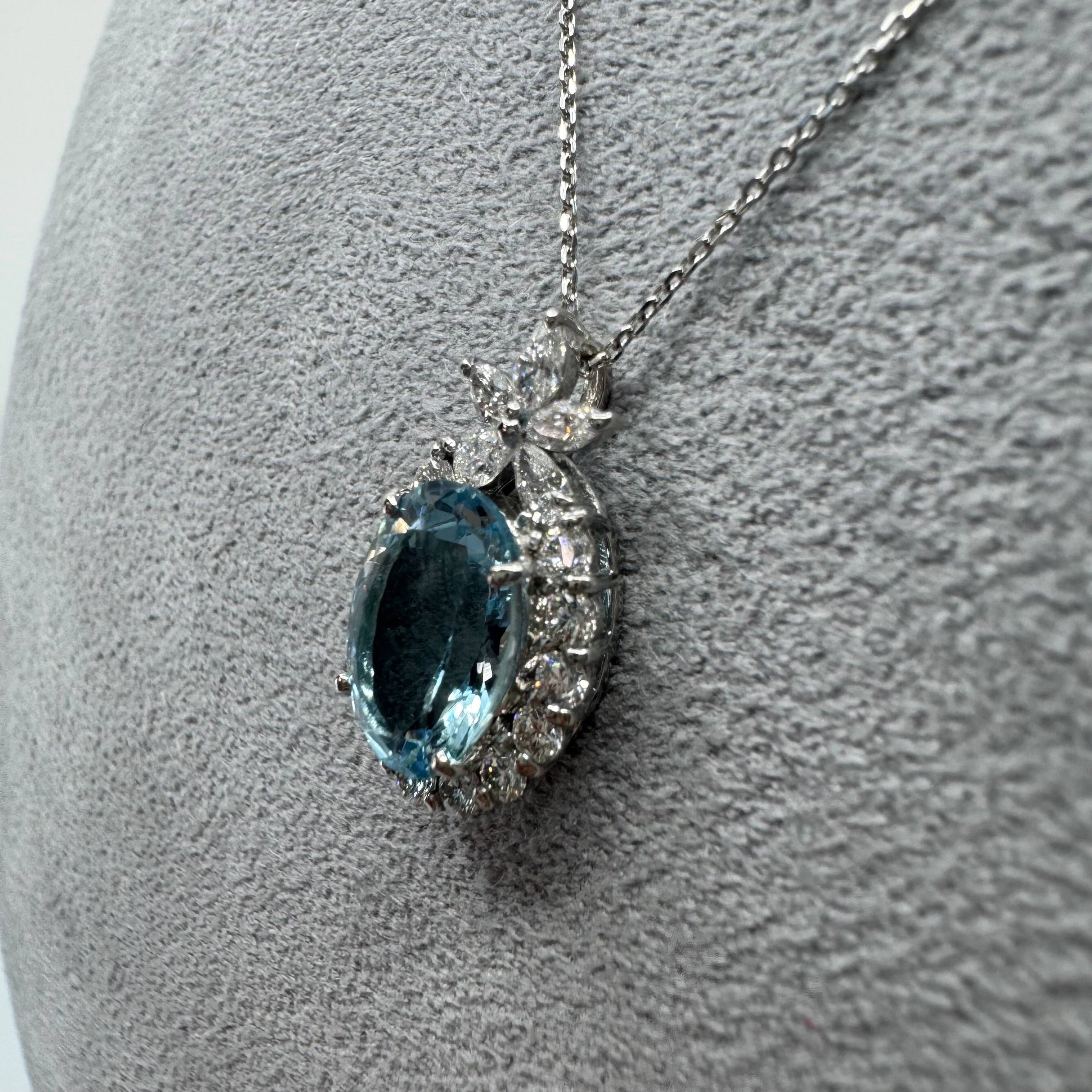 ［パイナップル物語］ネックレス アクアマリン 2.4ct OV｜A Jewelry Box 公式通販サイト