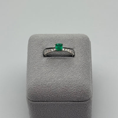 ［アルル］リング エメラルド 0.4ct SQ PT hover