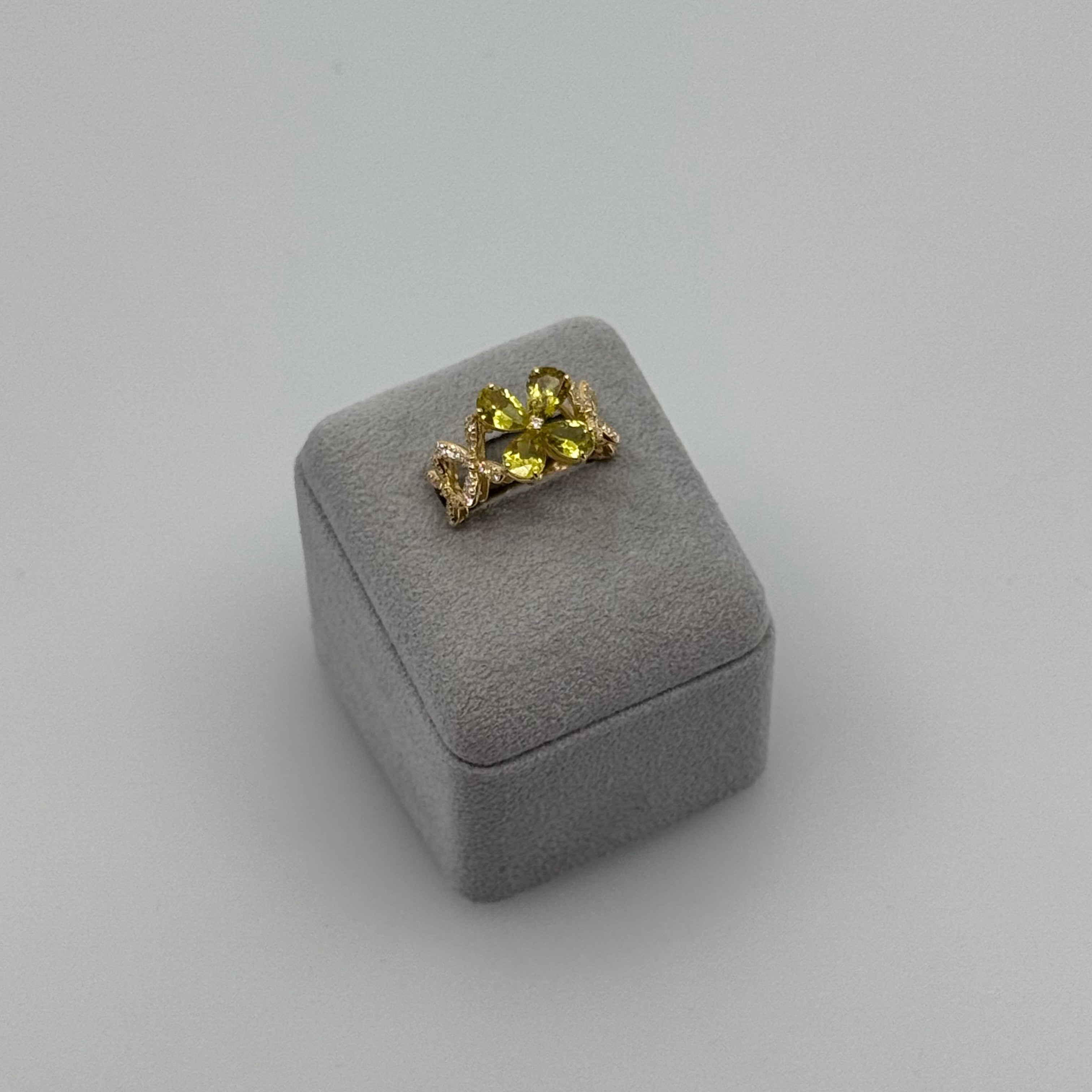 ［クロシェ］リング カナリートルマリン 2ct PS｜A Jewelry Box 公式通販サイト