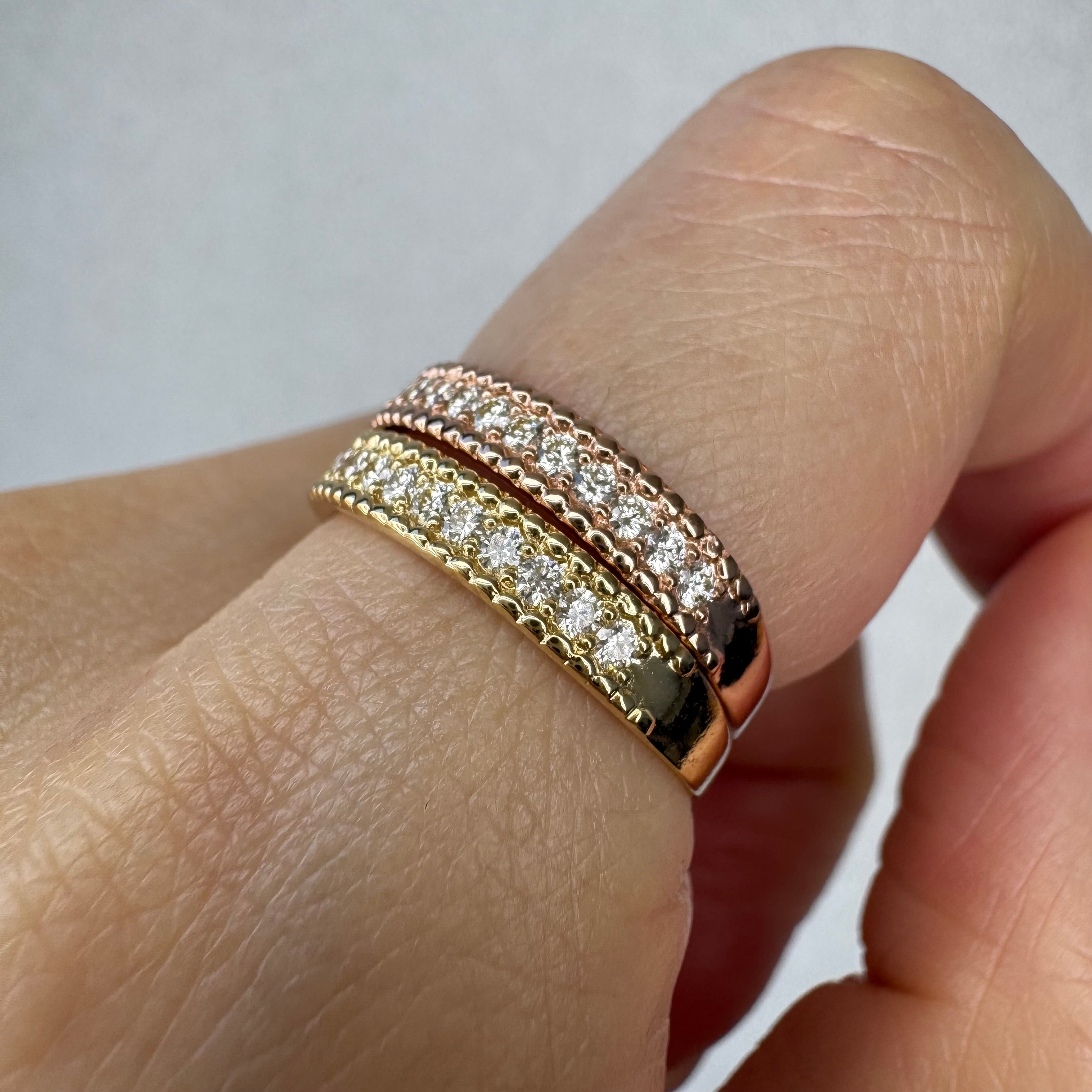［個数限定/ミルフィーユ］リング ダイヤ 0.2ct｜A Jewelry Box 公式通販サイト