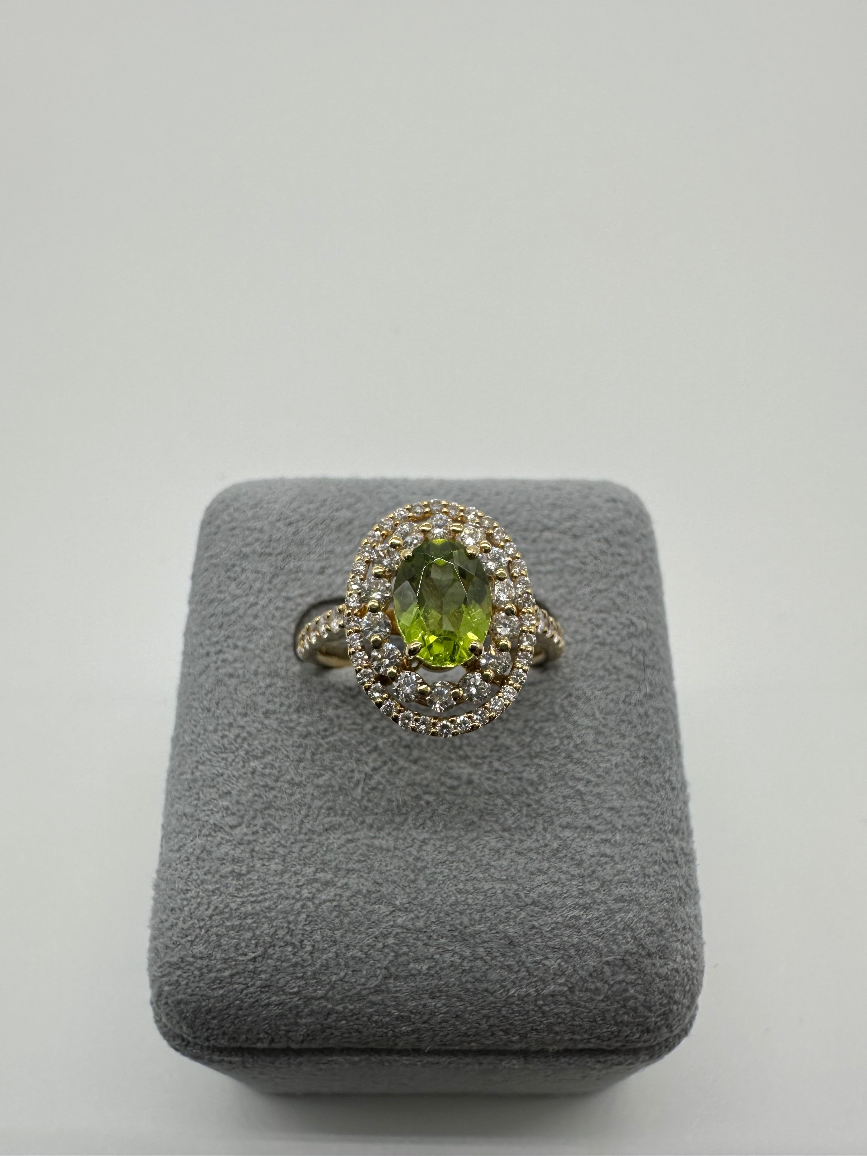 ソレイユ ペリドット 中石1ct前後 OV リング｜A Jewelry Box 公式通販サイト