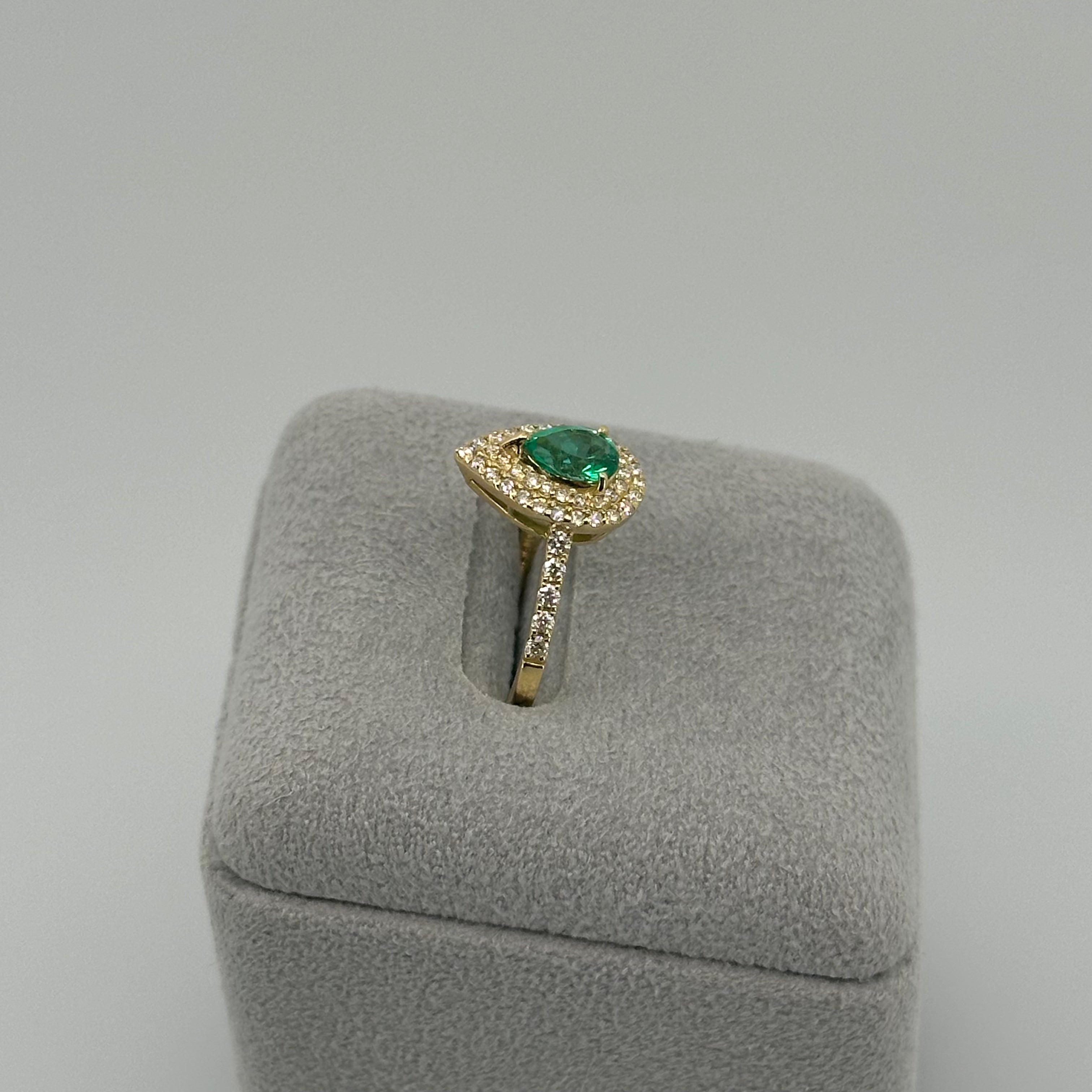 ［新作/1点限定］リング　エメラルド PS YG　4