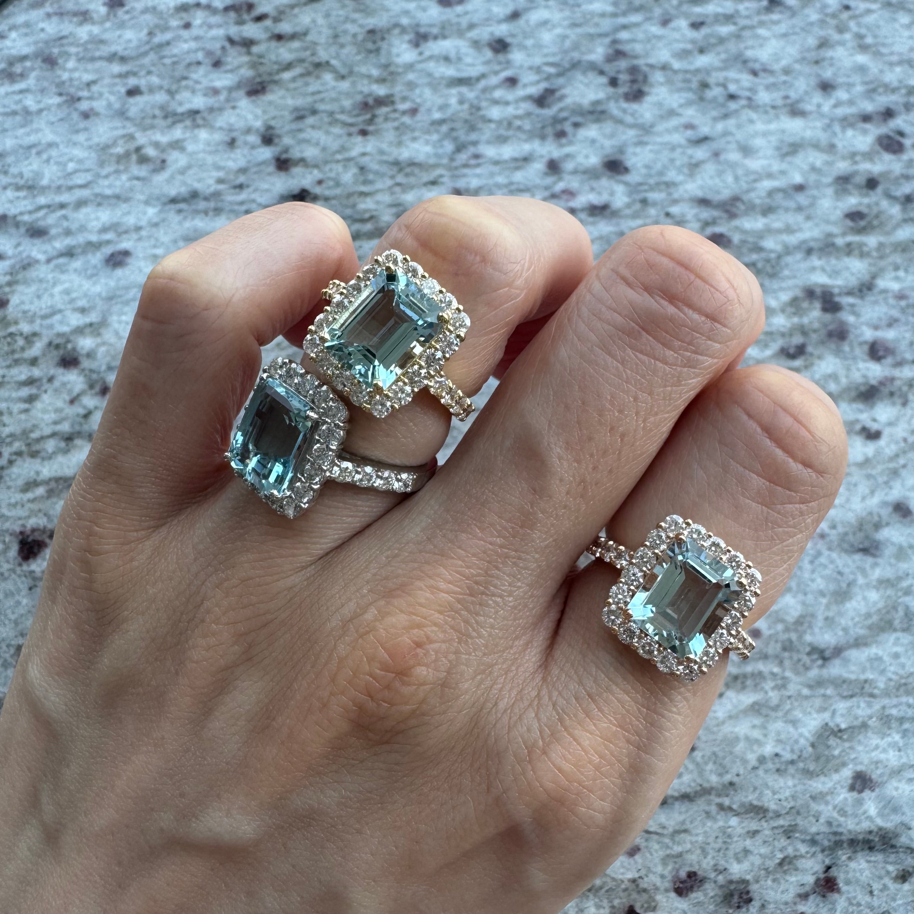 ［湖のドレス］リング アクアマリン｜A Jewelry Box 公式通販サイト