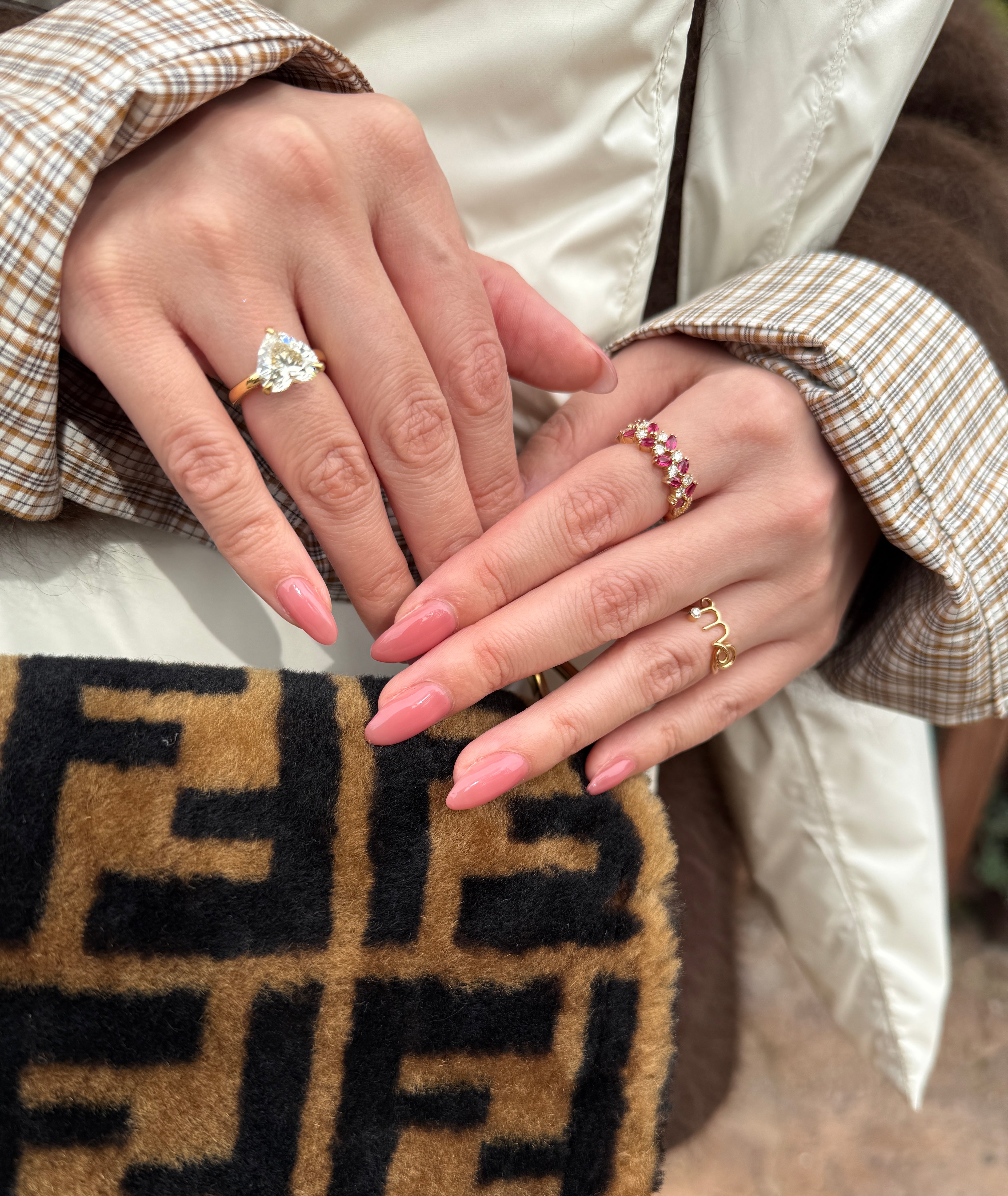 ［新作/色石ケテル］ ハーフエタニティ EM/RB