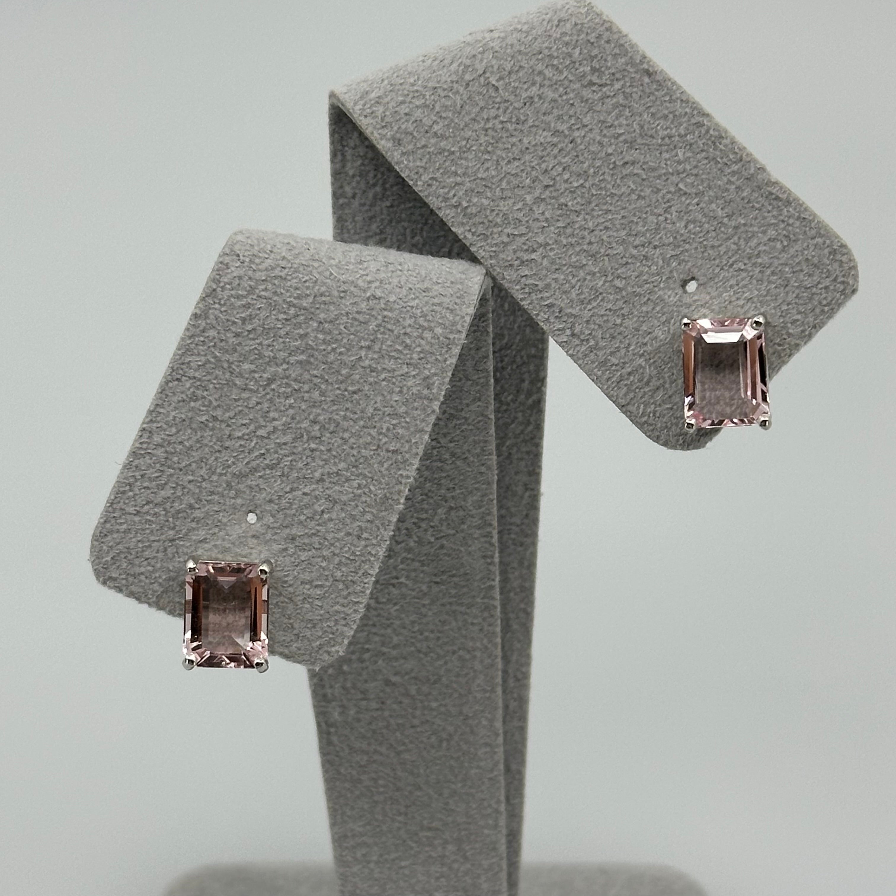 【フロリナ】ピアス モルガナイト 2ct前後×2 SQ｜A Jewelry Box 公式通販サイト