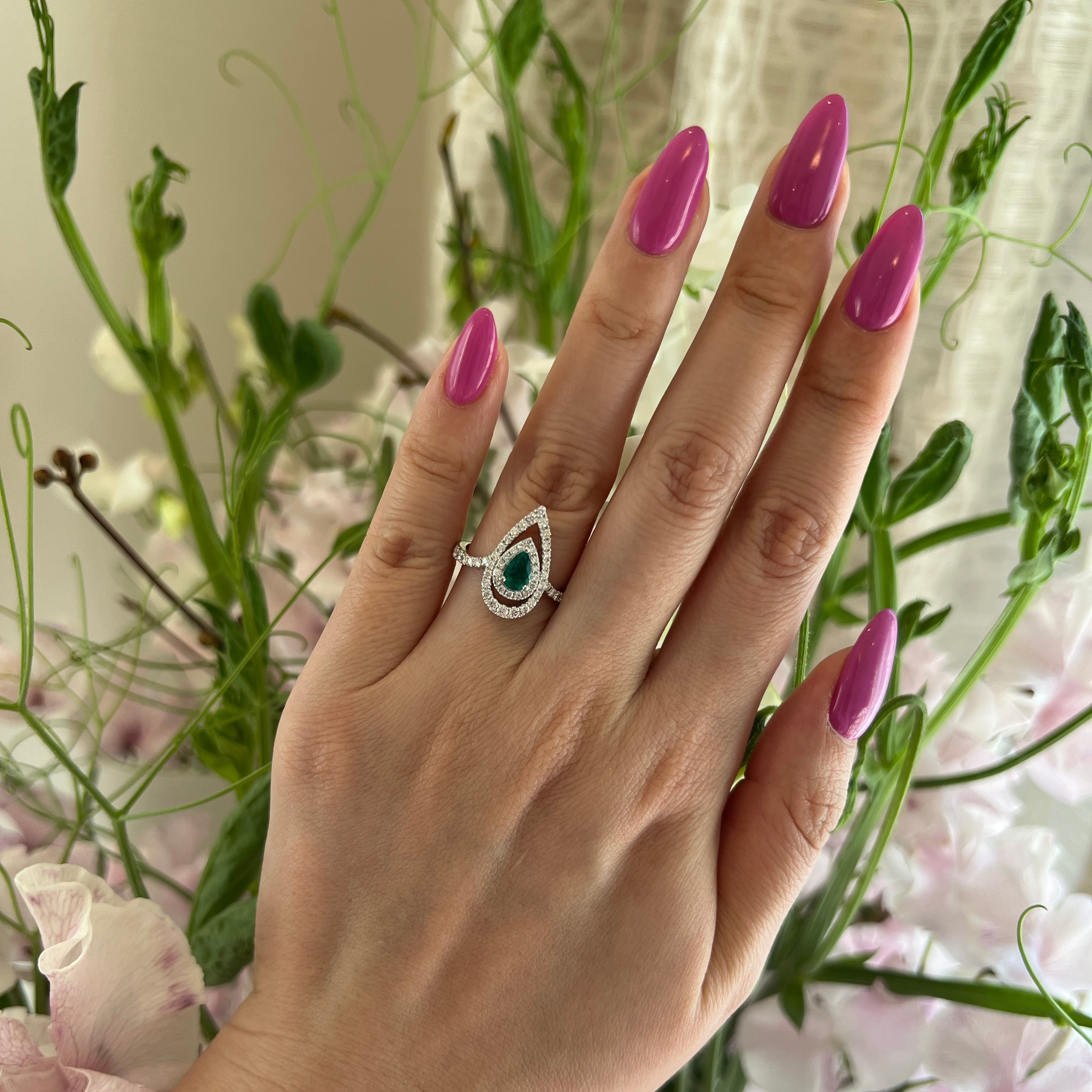 ブランシェ　PS エメラルド リング｜A Jewelry Box 公式通販サイト