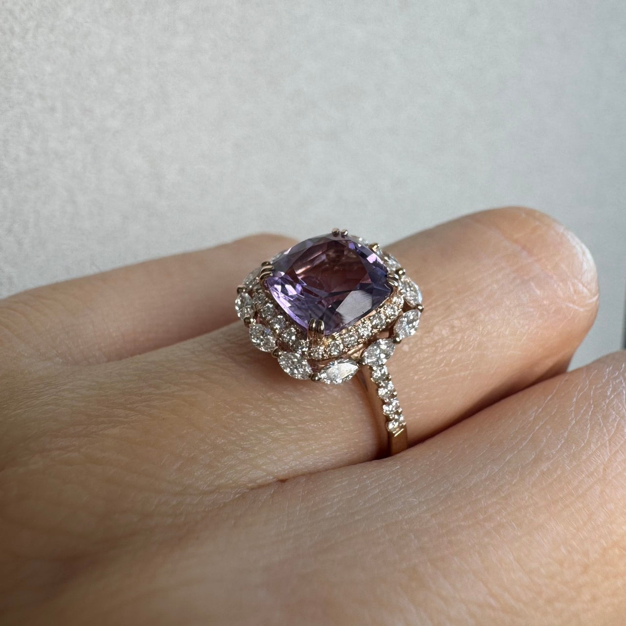 【マドンナリリー】リング ライトアメジスト/グリーンアメジスト｜A Jewelry Box 公式通販サイト