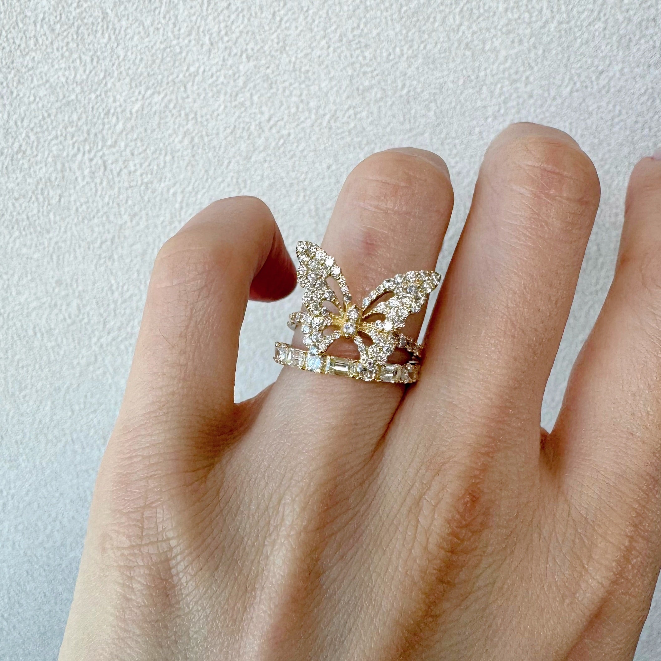 [ノンシャラン］リング ダイヤ 0.8ct RO BG PT K18YG｜A Jewelry Box 公式通販サイト