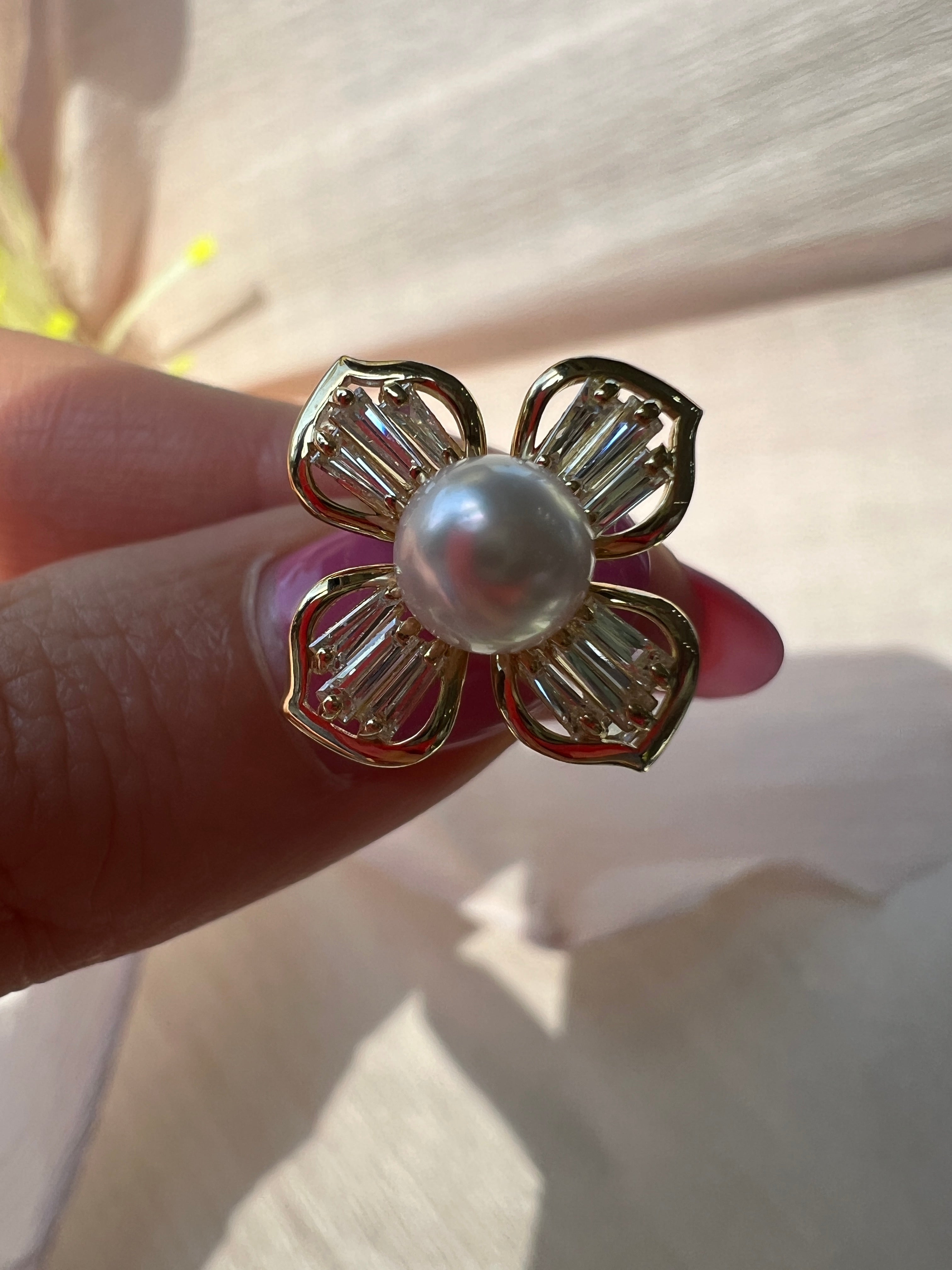 ［ポプリン］リング あこや6ミリ｜A Jewelry Box 公式通販サイト