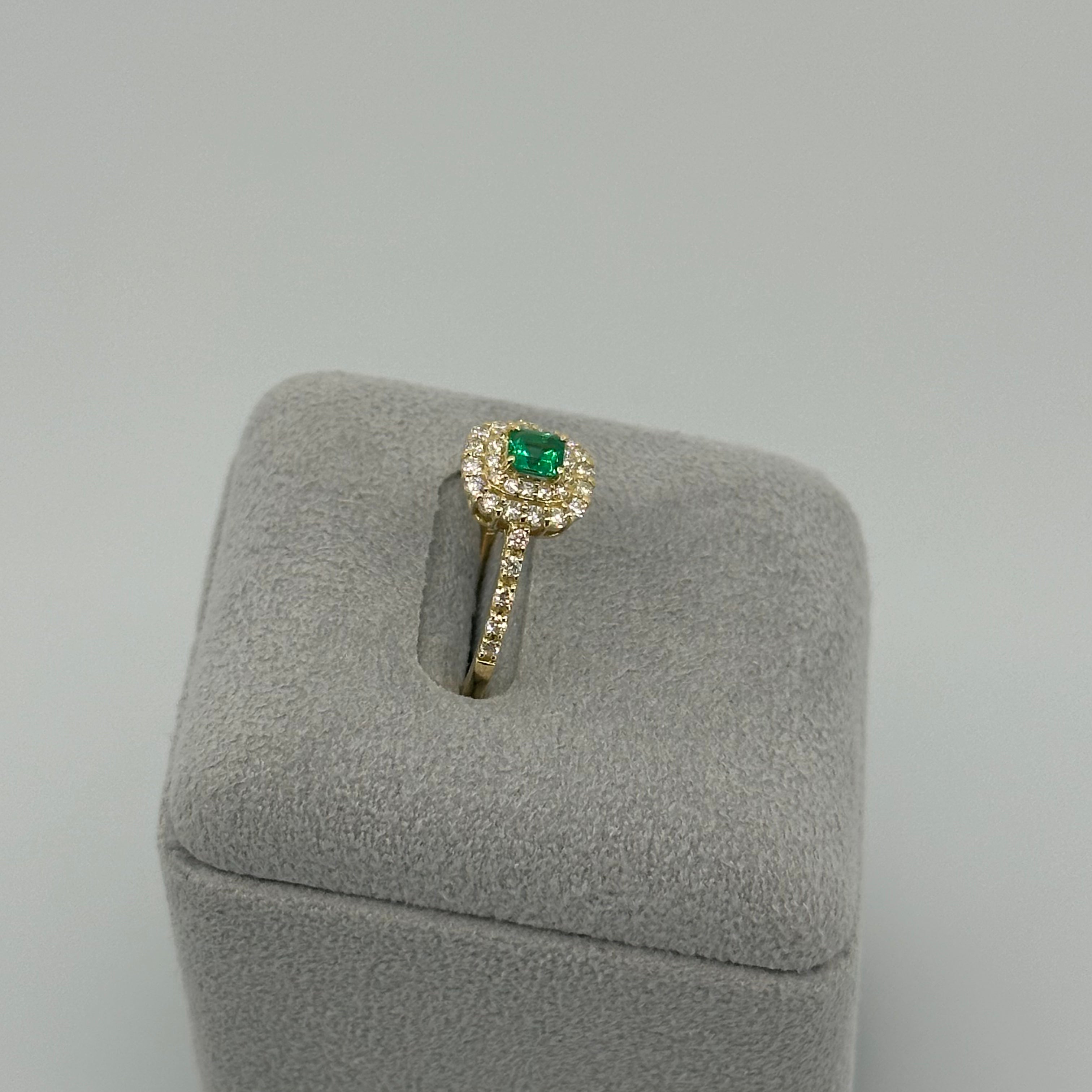 ［新作/1点限定］リング　エメラルド EM YG　12