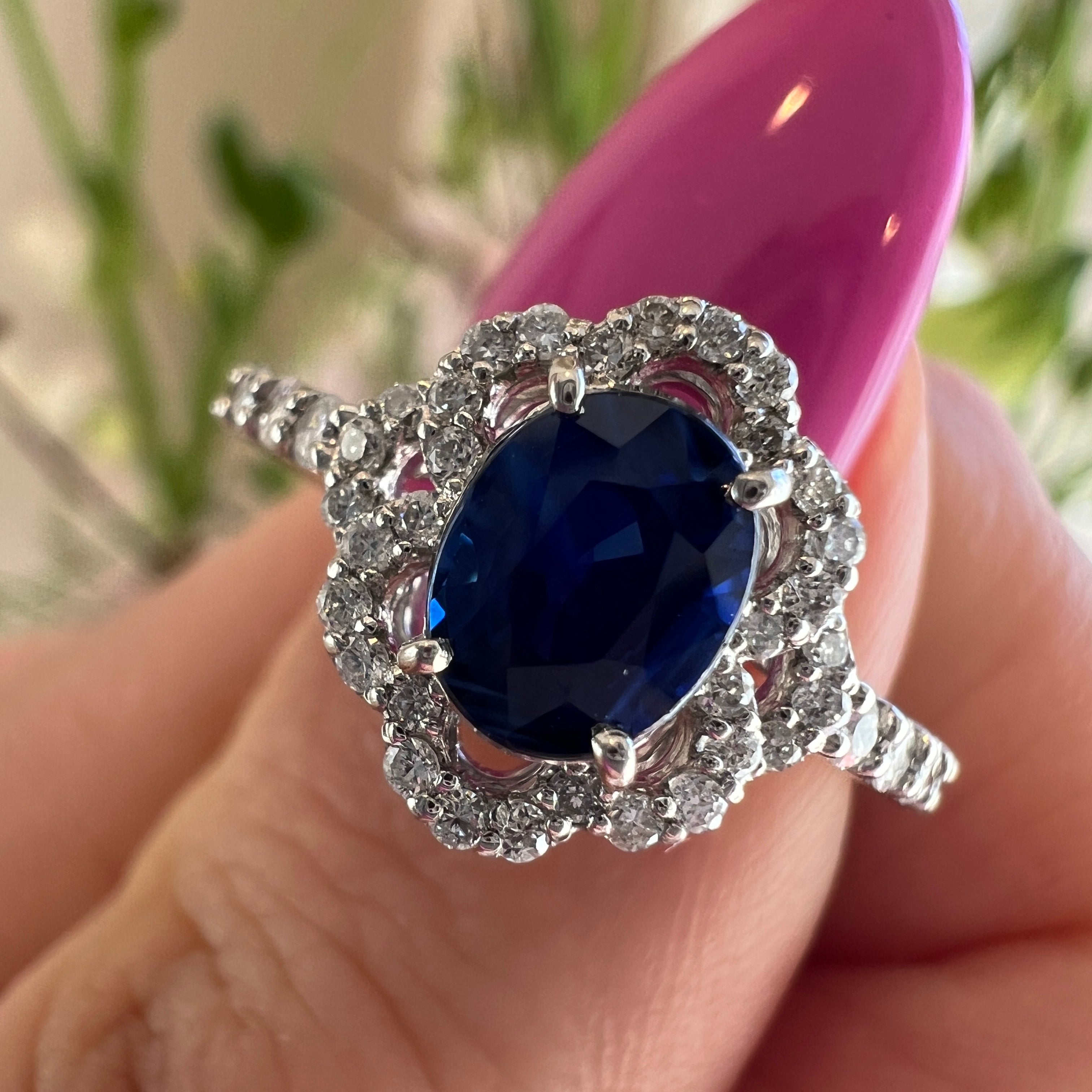 OV ロイヤルブルーサファイヤ リング　AIGS｜A Jewelry Box 公式通販サイト