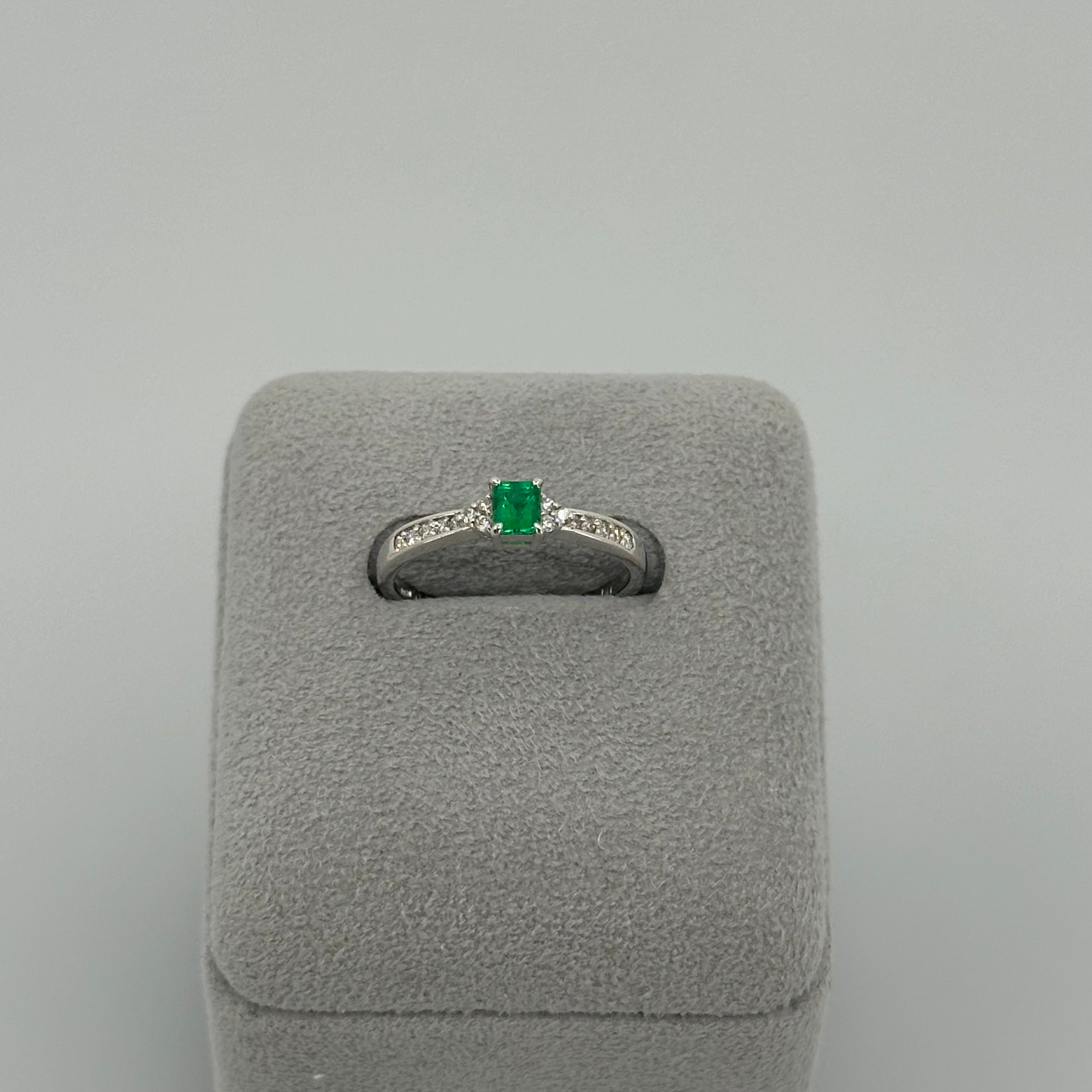 ［新作/１点限定］リング　エメラルド　PT2