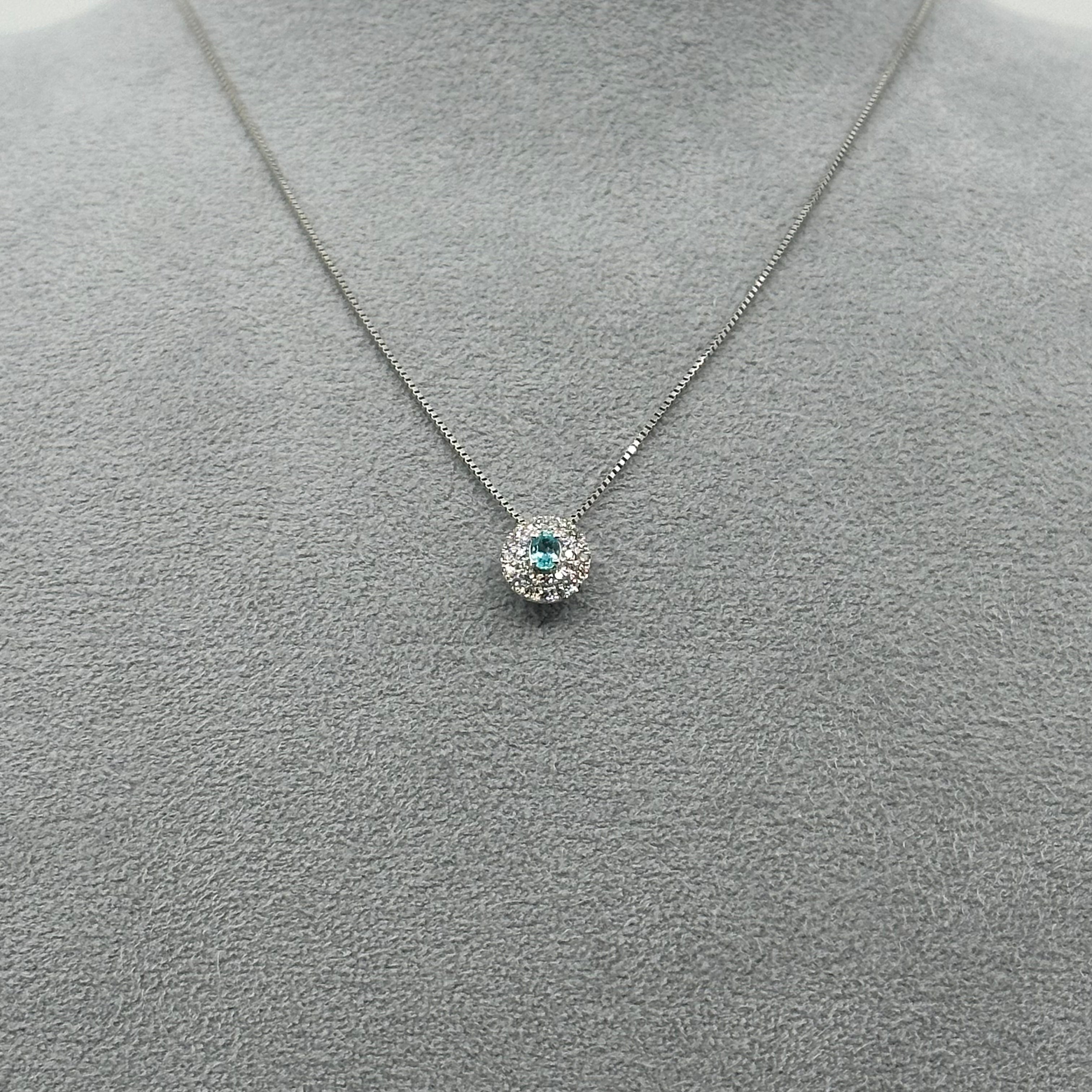 ［1点限定］ネックレス　パライバトルマリン　OV