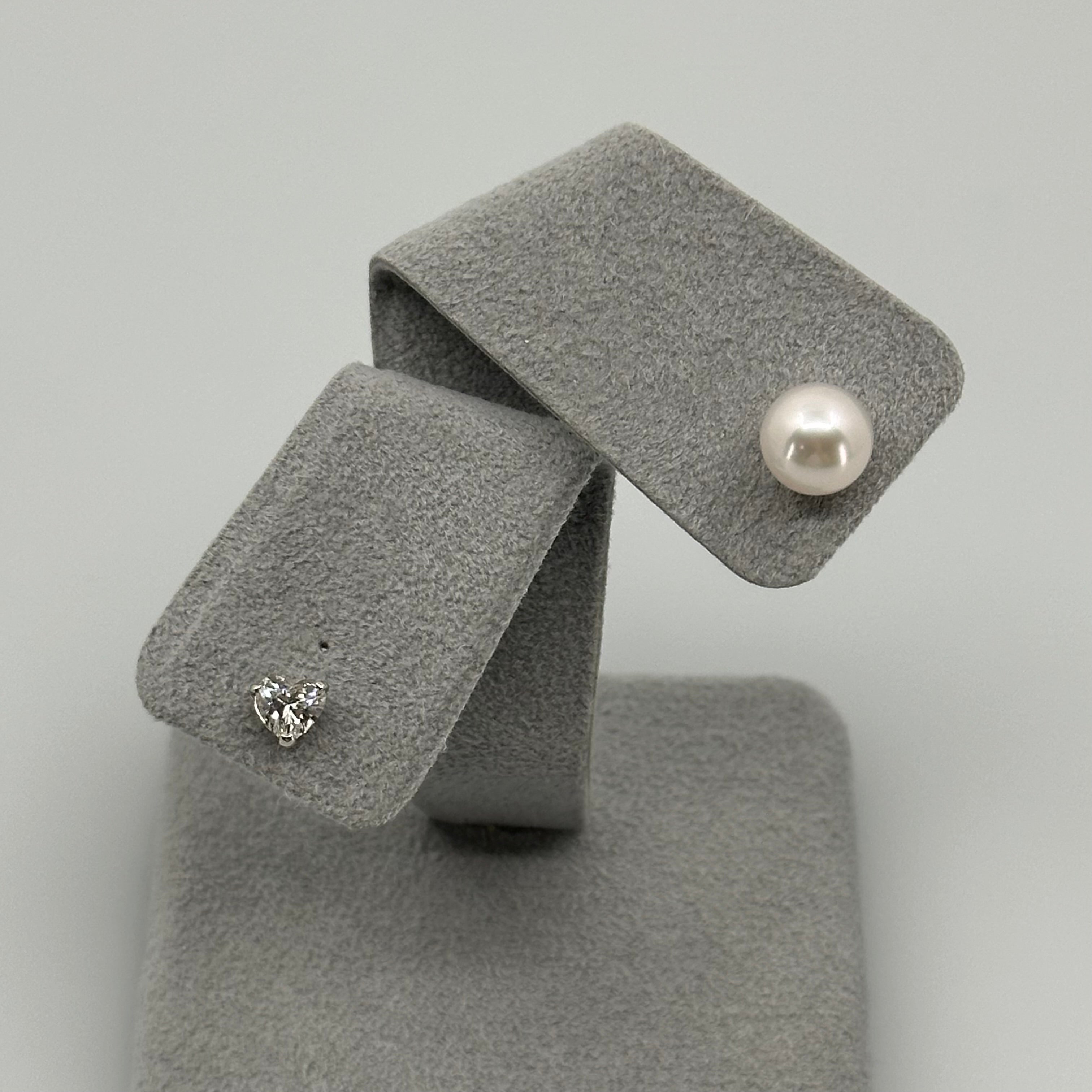 ［ひとつふたつ/PR/OV/HS/EM/PS］ピアス ダイヤ あこや真珠8mm｜A Jewelry Box 公式通販サイト