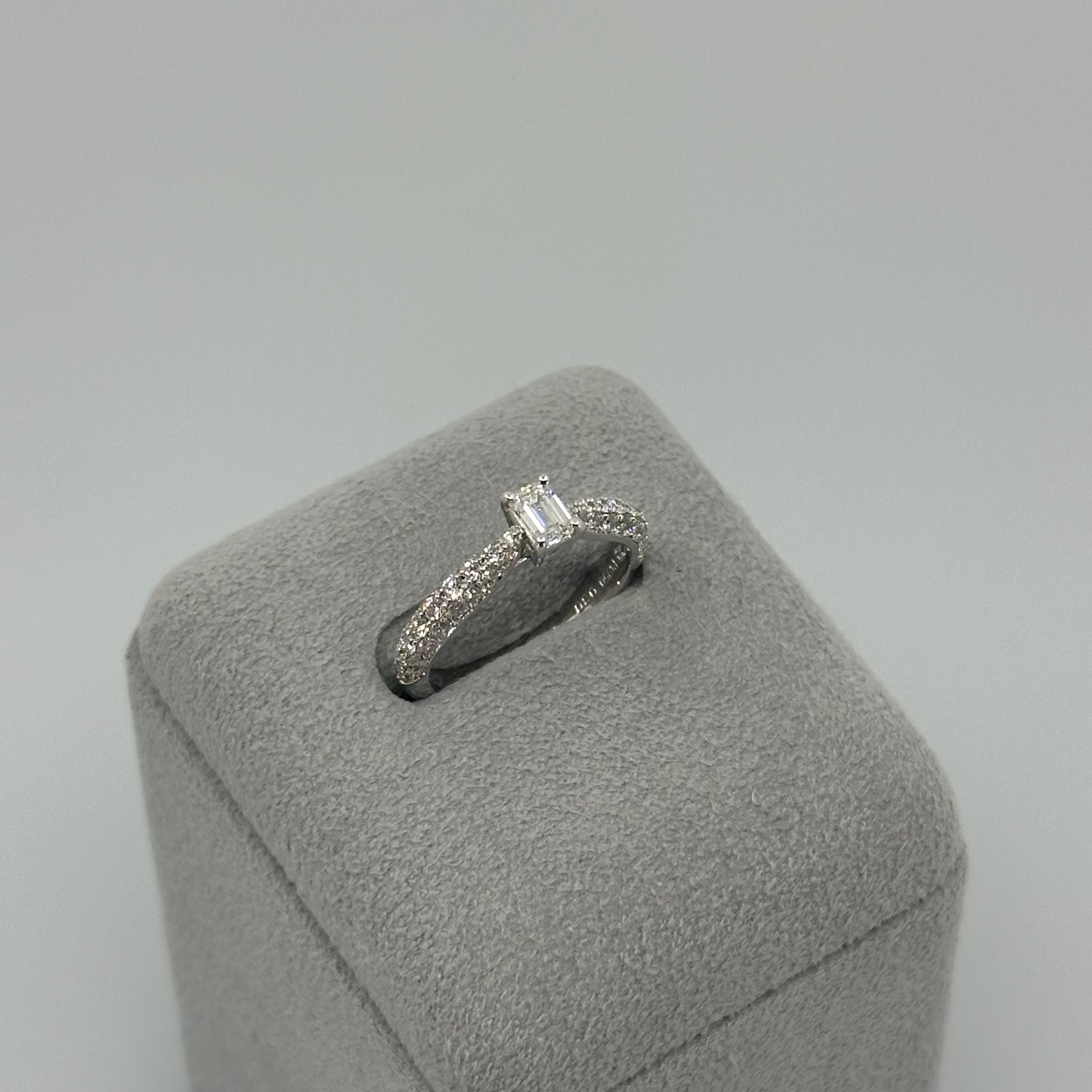 ［残り２点/個数数限定/パリの小路] リング　ダイヤ　EM