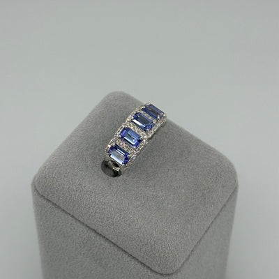 ［エクラモザイク］ リング アクアマリン/タンザナイト EM hover