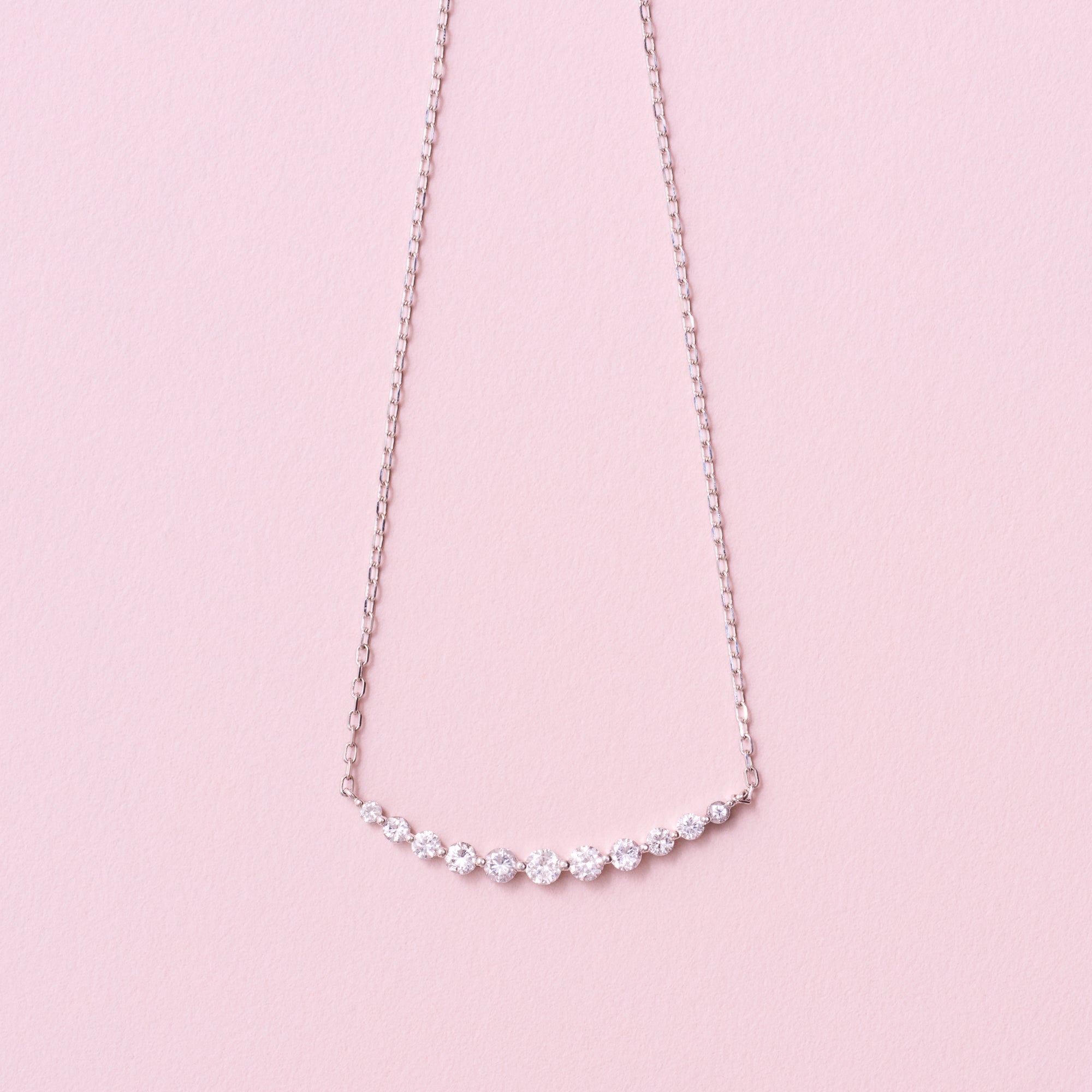 [スマイル] ネックレス ダイヤ