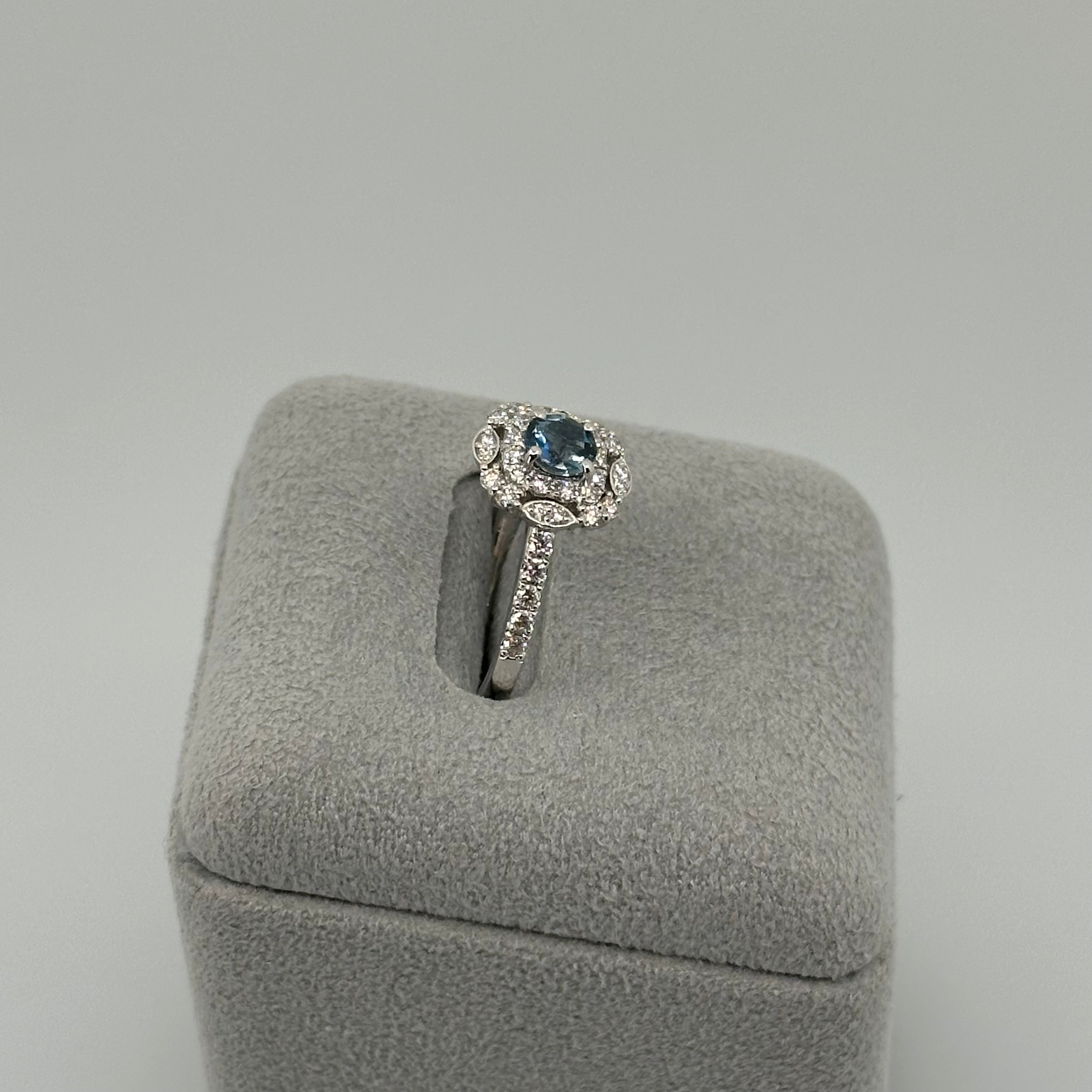 [新作/個数限定カテドラル] リング アクアマリン サンタマリアカラー