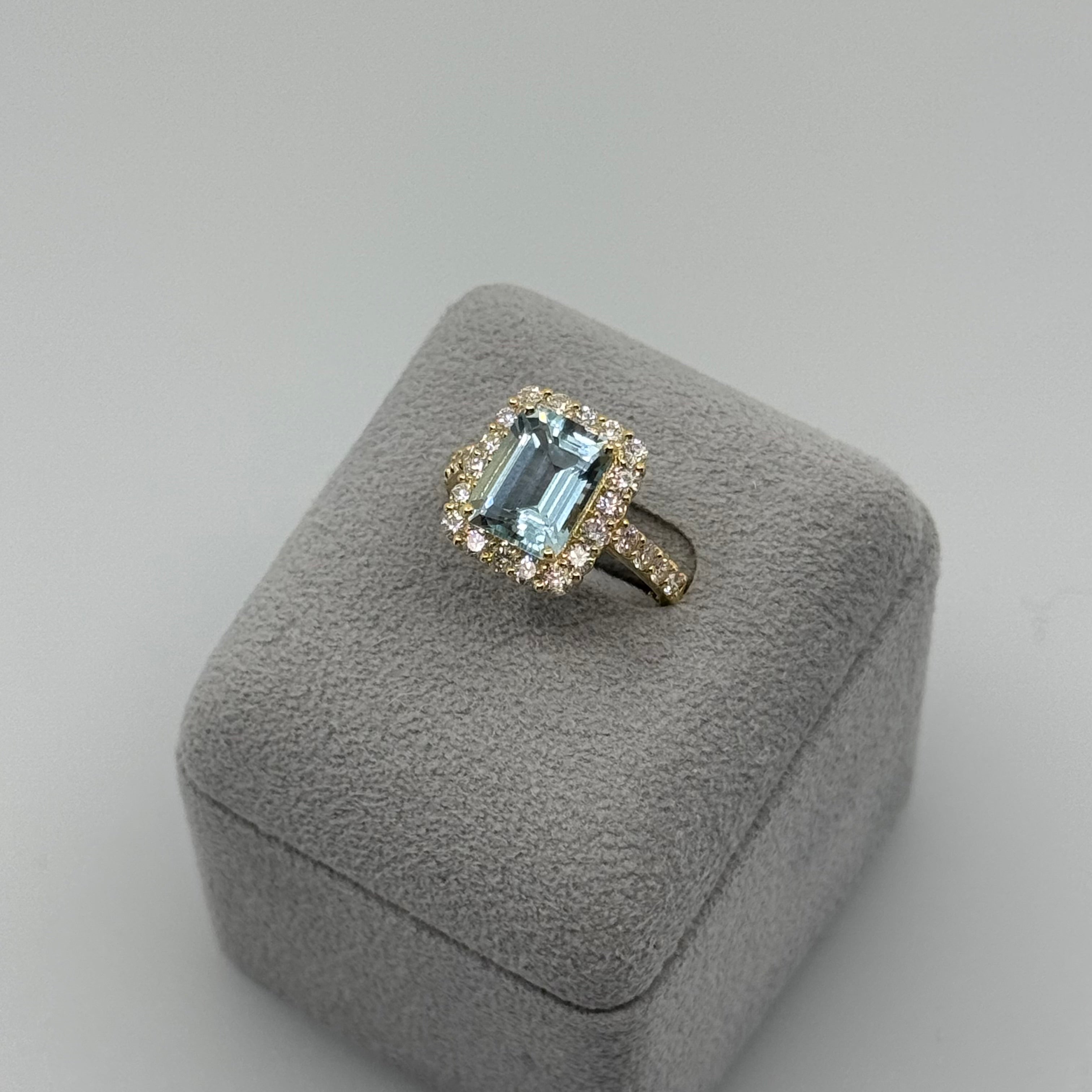 ［湖のドレス］リング アクアマリン｜A Jewelry Box 公式通販サイト