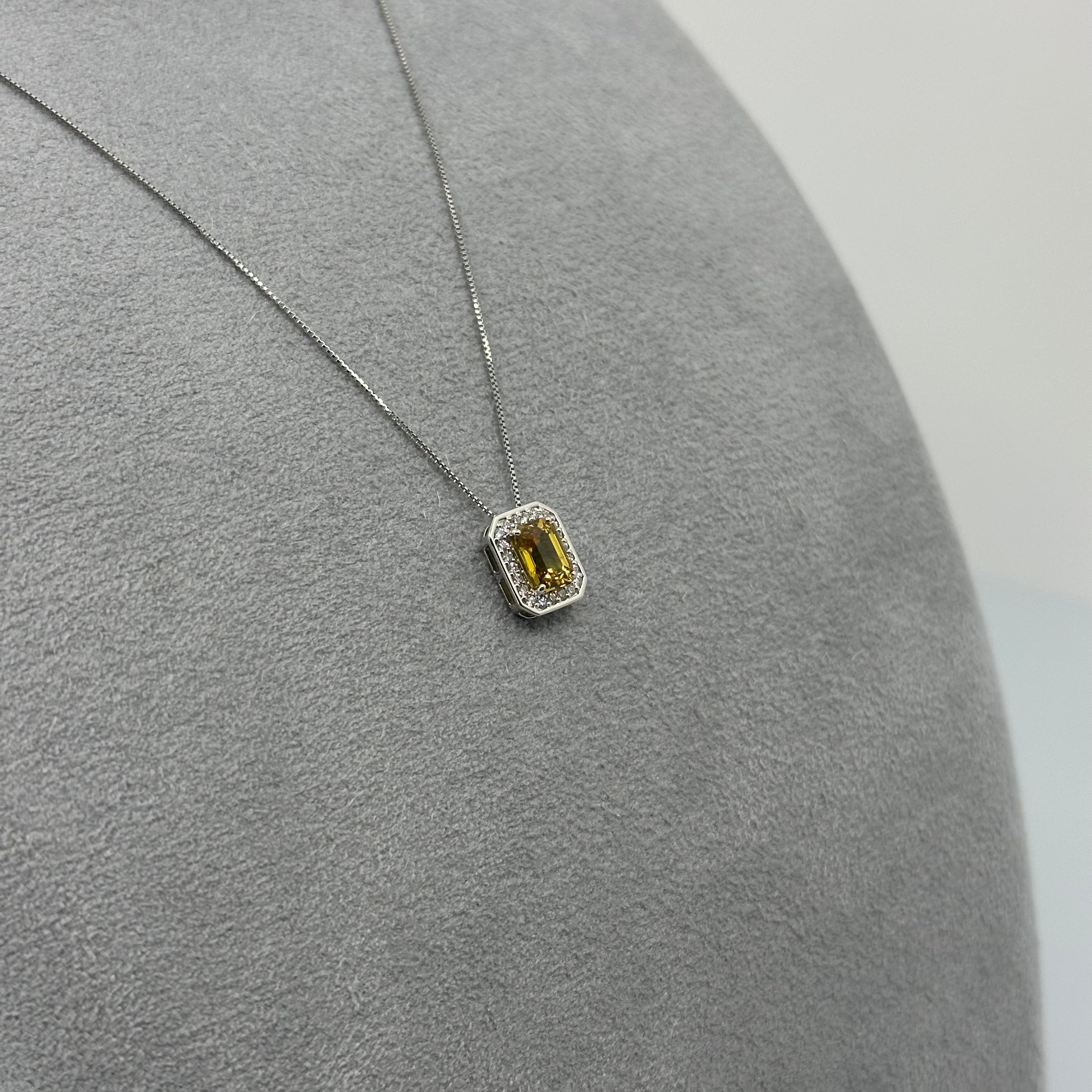 ［新作/各１点のみ/アリア］ネックレス　ファンシーサファイア