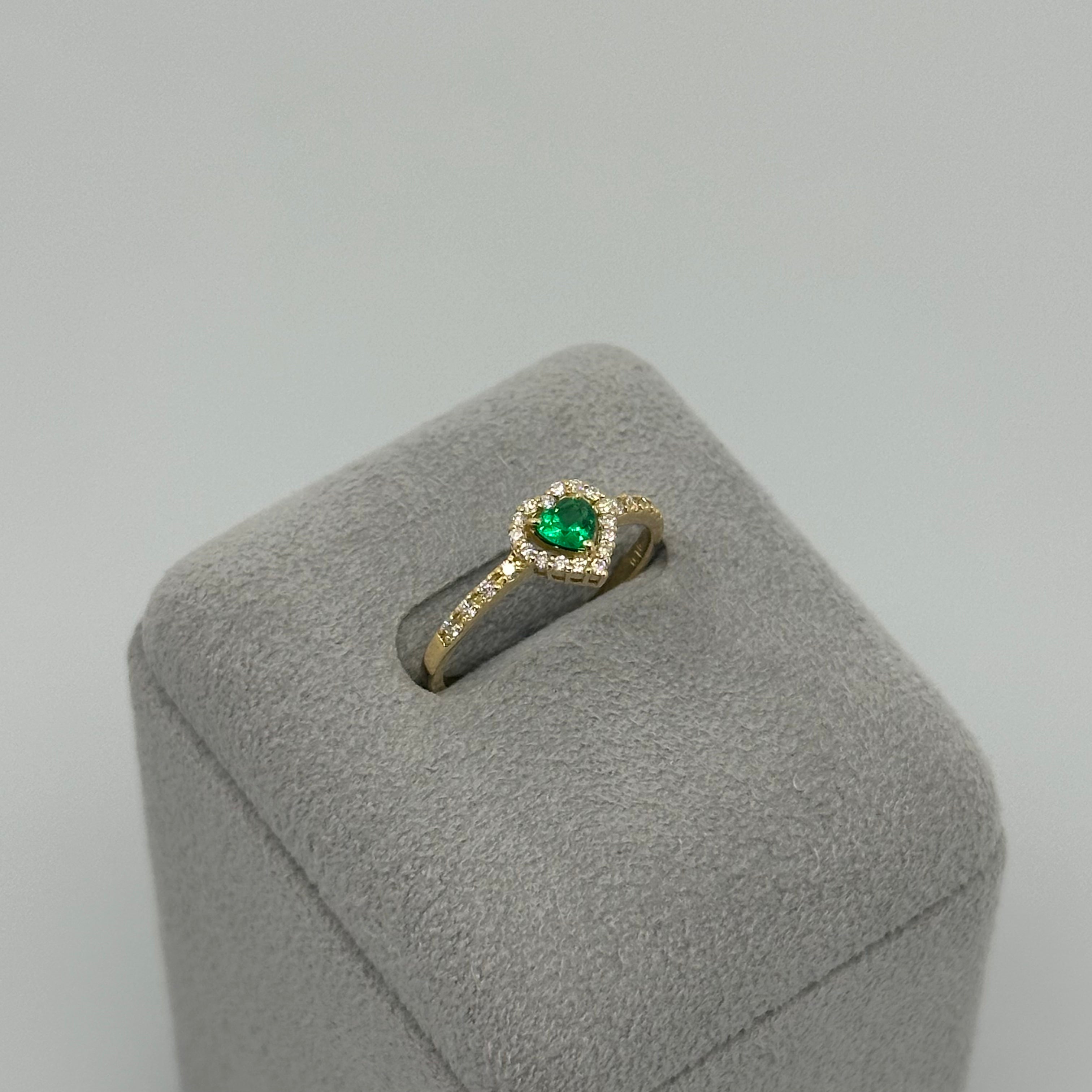 ［新作/1点限定］リング　エメラルド HS YG　９