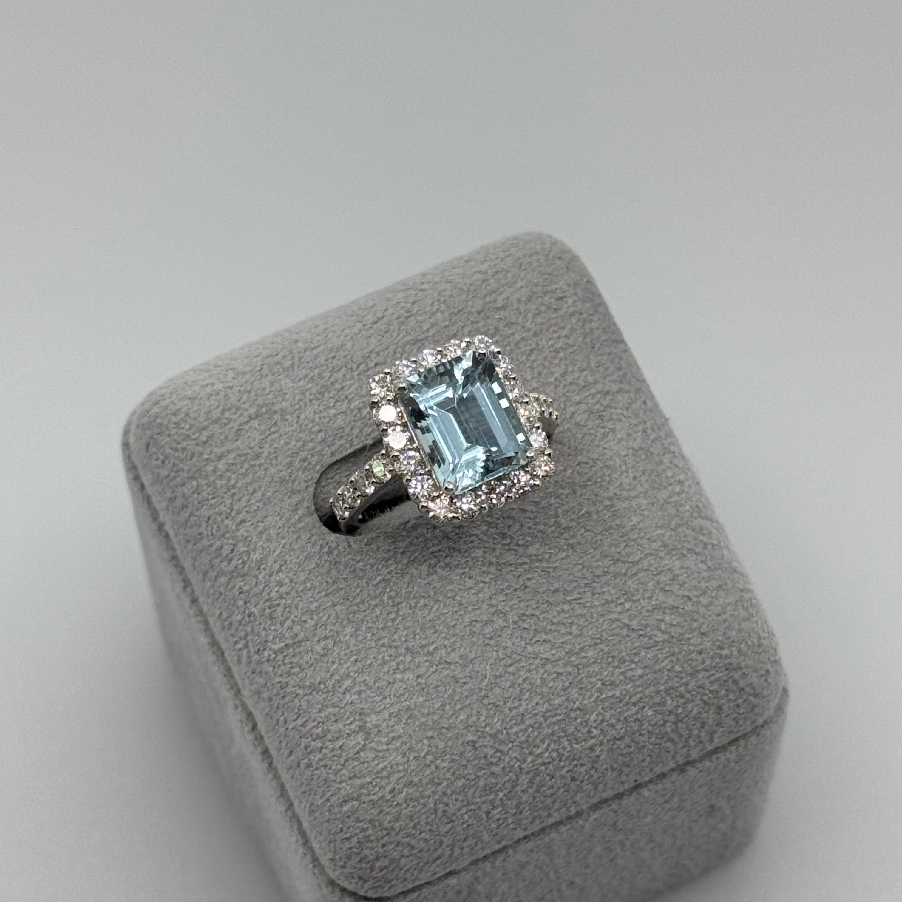 ［湖のドレス］リング アクアマリン｜A Jewelry Box 公式通販サイト