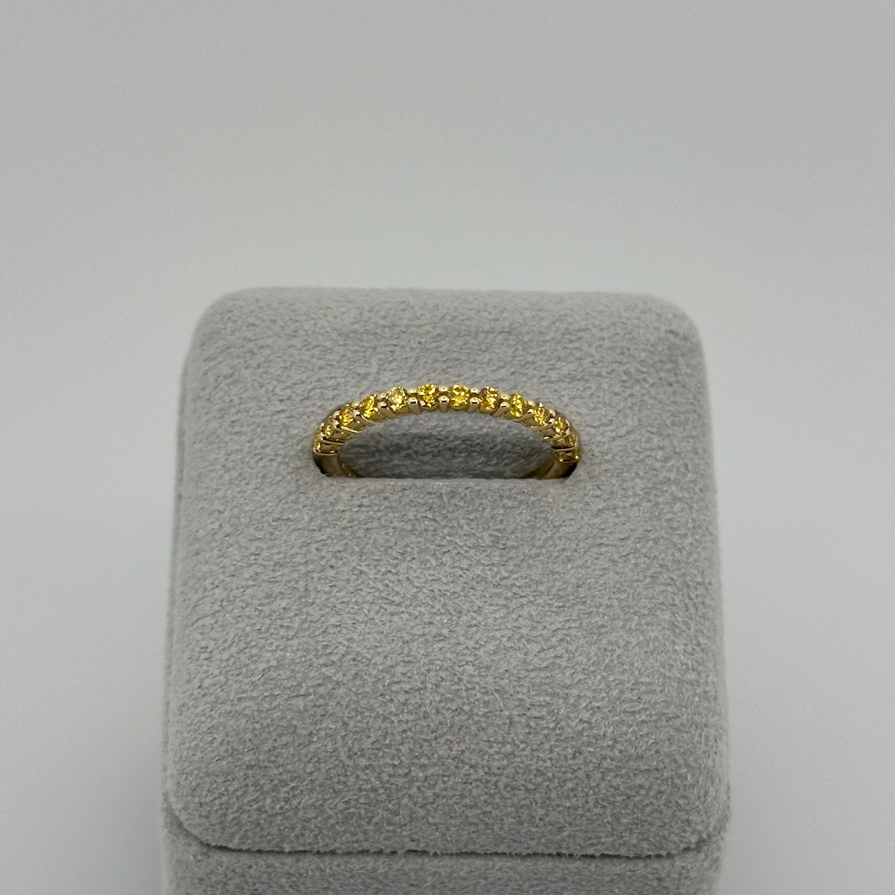 [新作/マタン] リング イエローダイヤ