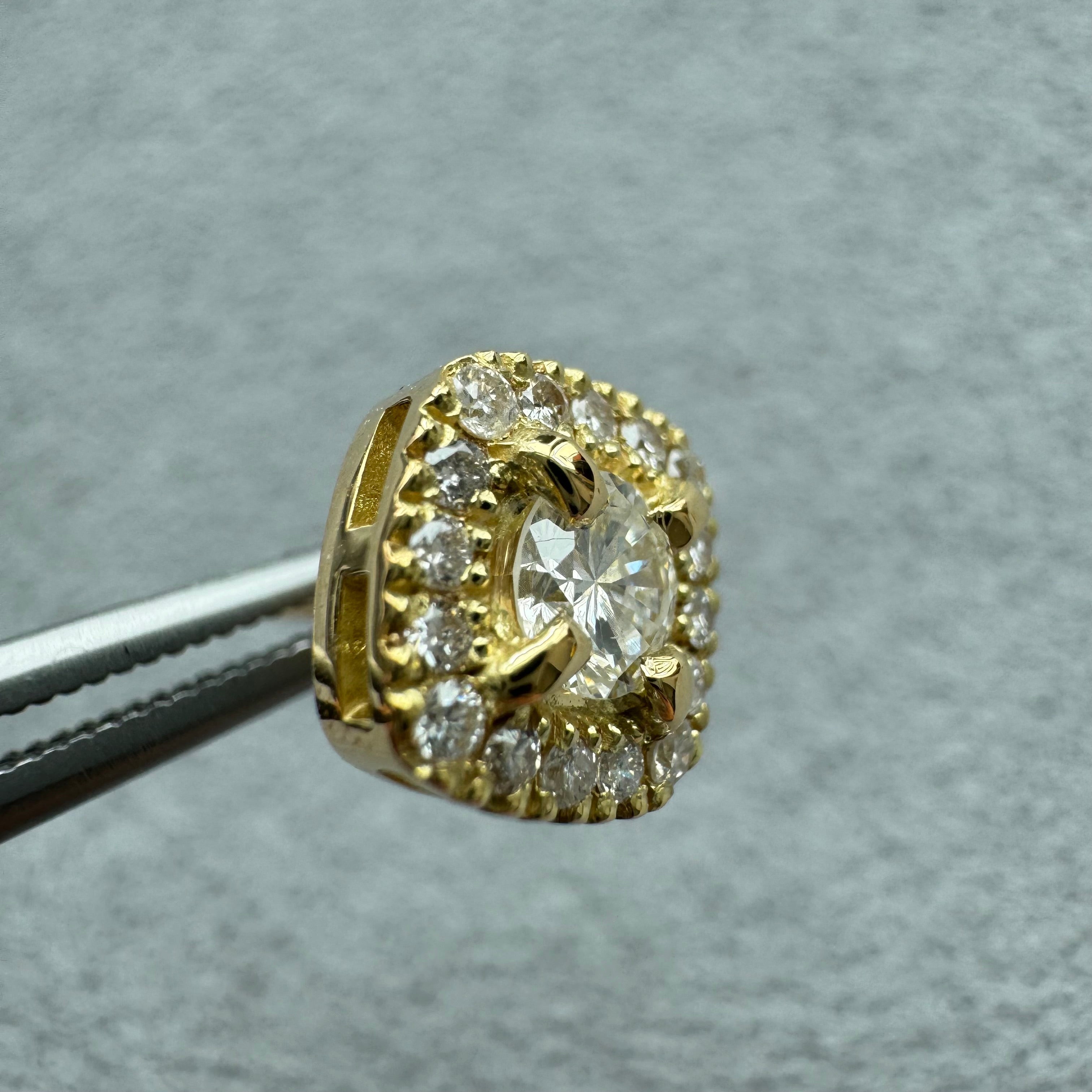 【アンシャンテ】〜ダイヤピアスD0.35ct×2前後 SQ K18YG/K18WG｜A Jewelry Box 公式通販サイト