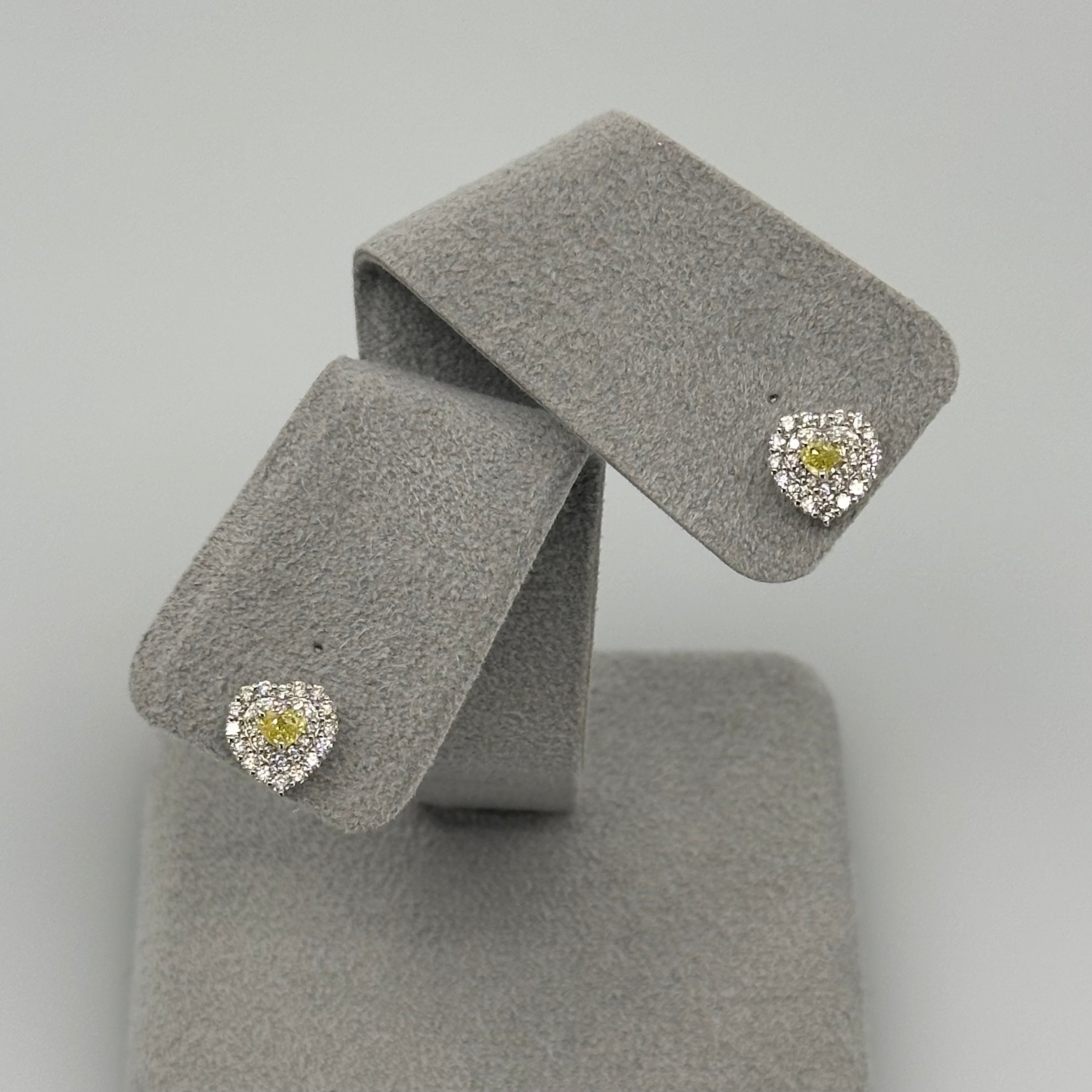 ［新作/残り3個限定/ジョーヌ］ピアス　イエローダイヤ　HS