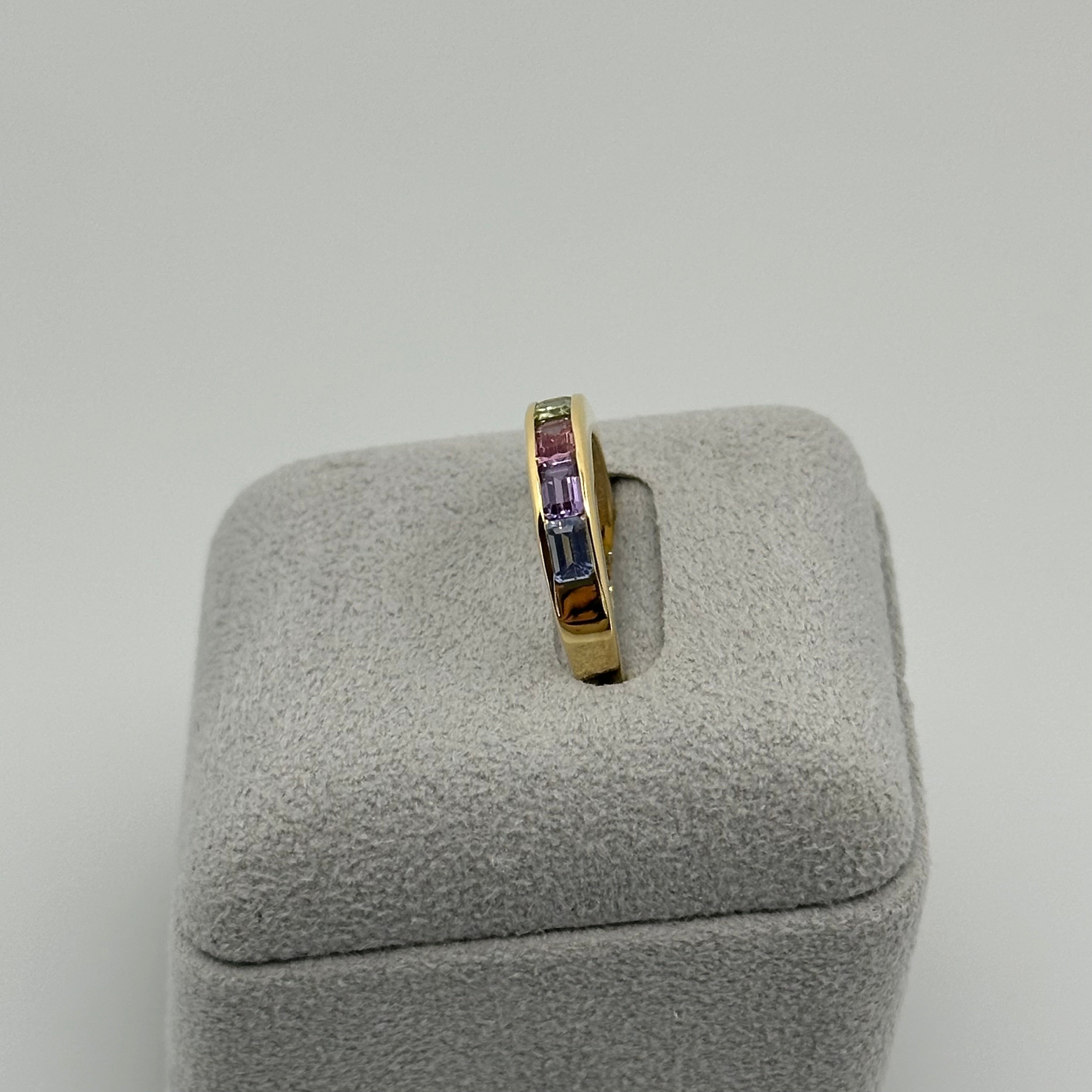［個数限定/アルカンシェル］リング ファンシーサファイア 1.3ct YG｜A Jewelry Box 公式通販サイト