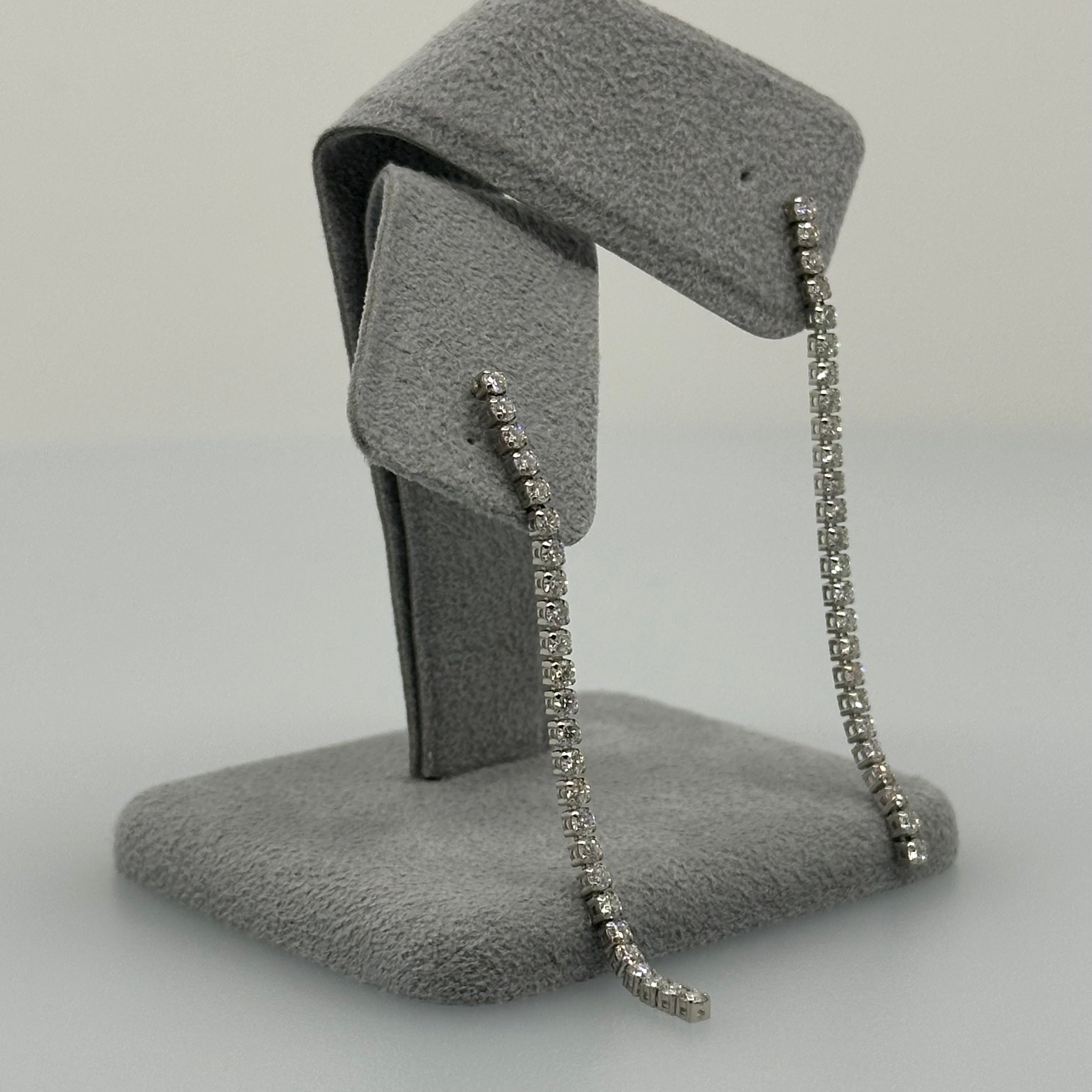 ［一点物/エタンスレ]ピアス ダイヤ ロング 1ct前後×2｜A Jewelry Box 公式通販サイト