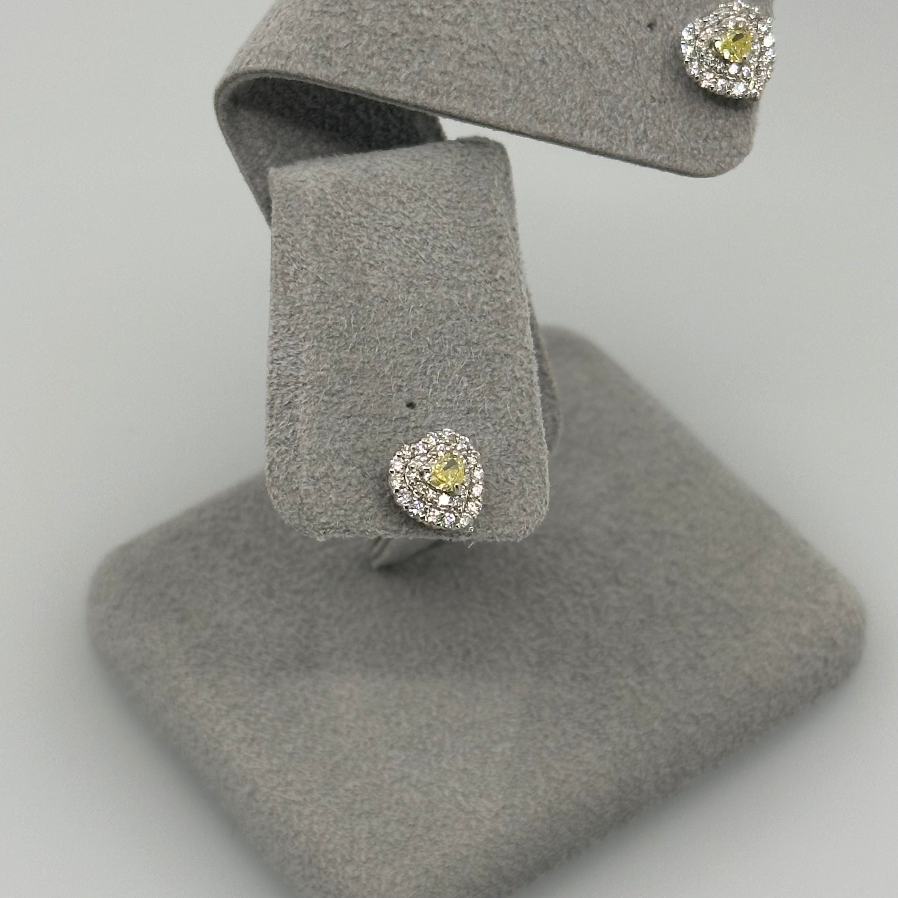 ［新作/残り3個限定/ジョーヌ］ピアス　イエローダイヤ　HS