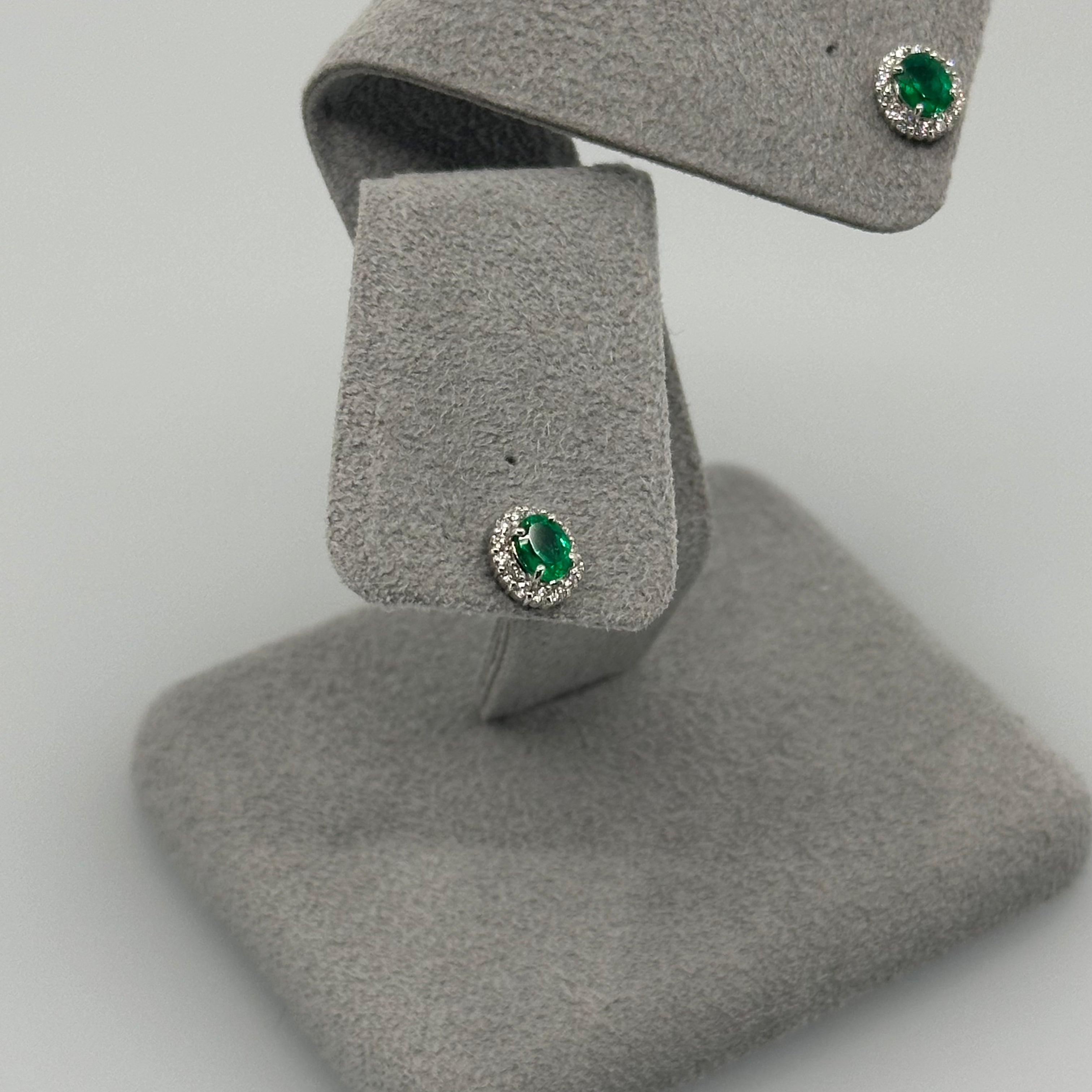 ［1点限定］ピアス エメラルド　OV　13